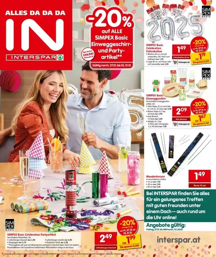 Rabatte und Aktionen von 29. Dezember bis 12. Jänner 2025 - Flugblätt seite  9