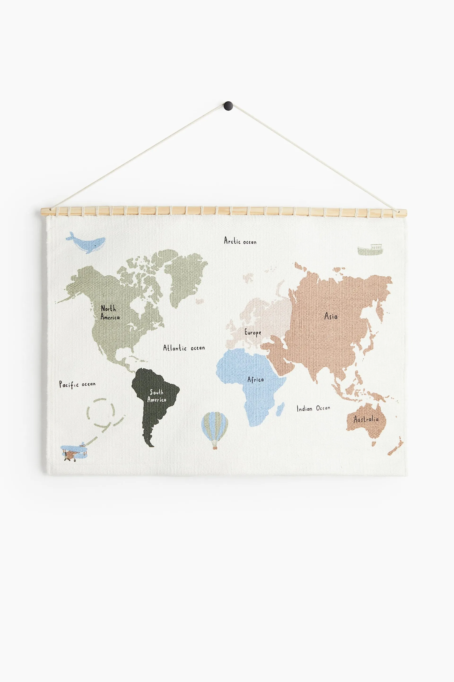 Wanddekoration aus Baumwolle