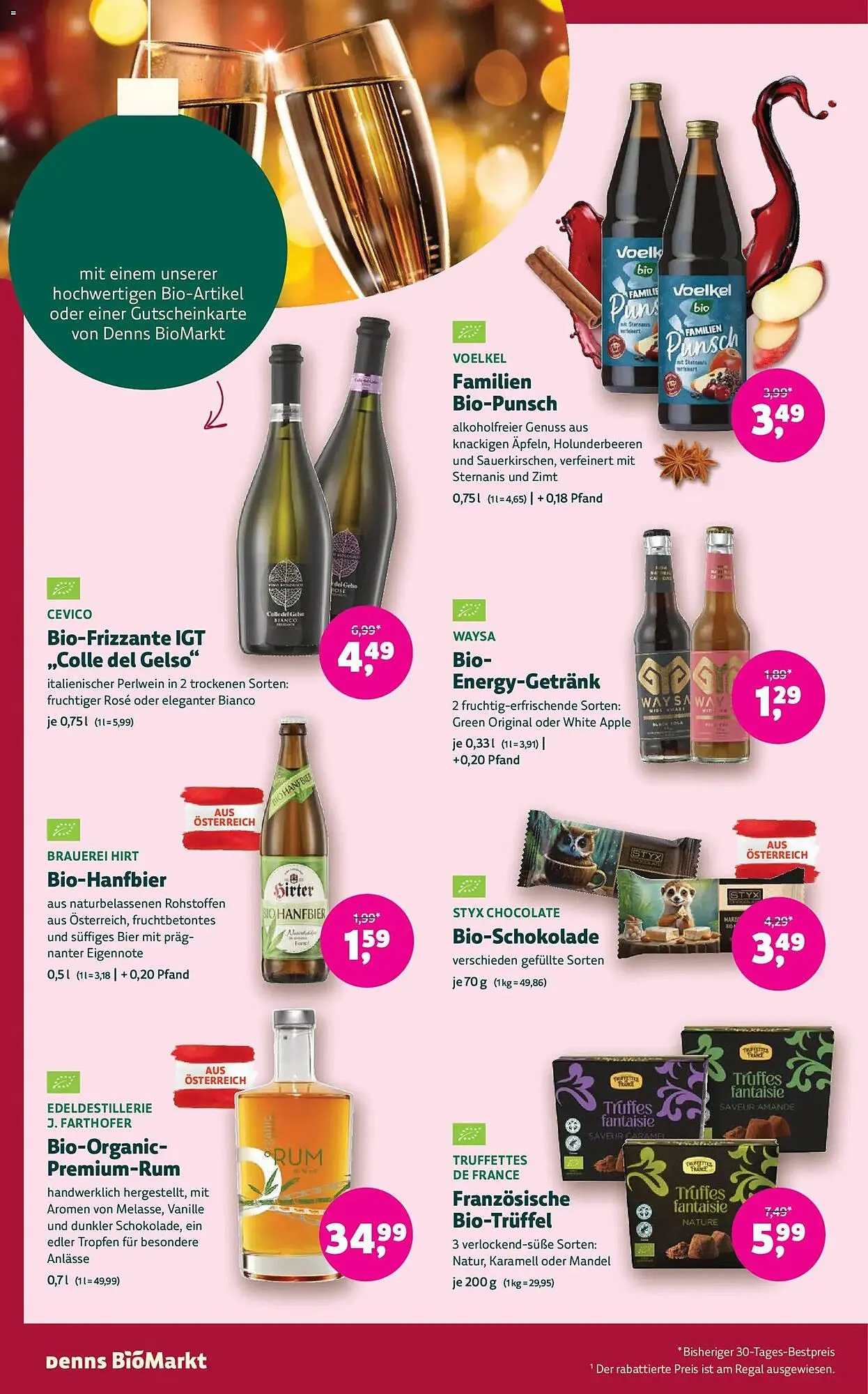 Denn's Biomarkt Flugblatt von 3. Dezember bis 9. Dezember 2025 - Flugblätt seite  10
