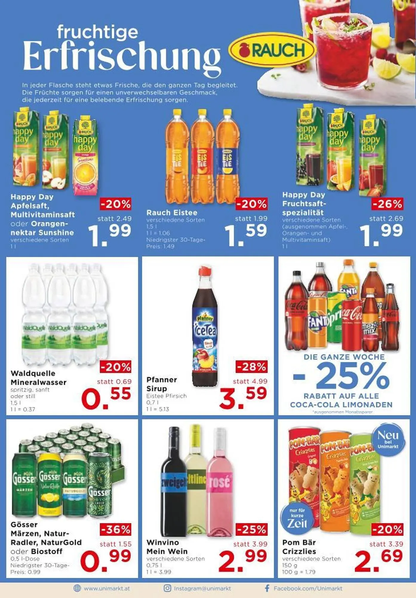 Unimarkt Flugblatt von 30. Oktober bis 5. November 2024 - Flugblätt seite 8