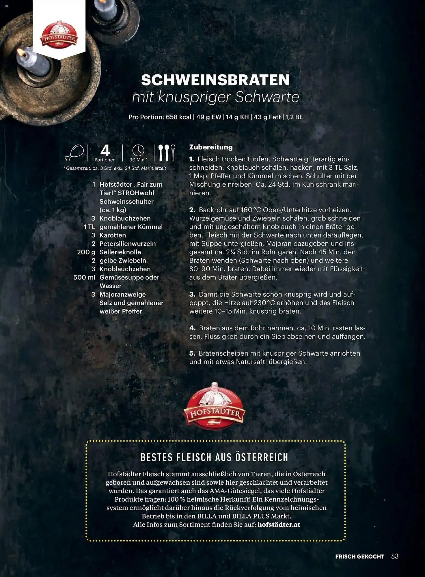 Billa Flugblatt von 1. Dezember bis 31. Dezember 2025 - Flugblätt seite  53