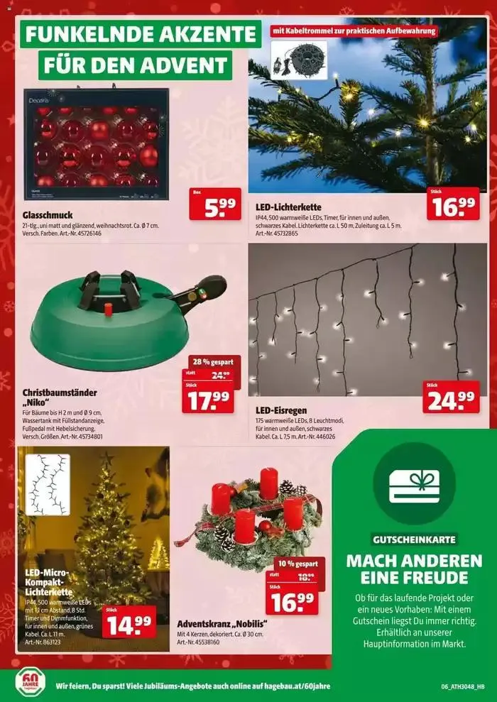 Tolles Angebot für alle Kunden von 21. November bis 5. Dezember 2024 - Flugblätt seite 12