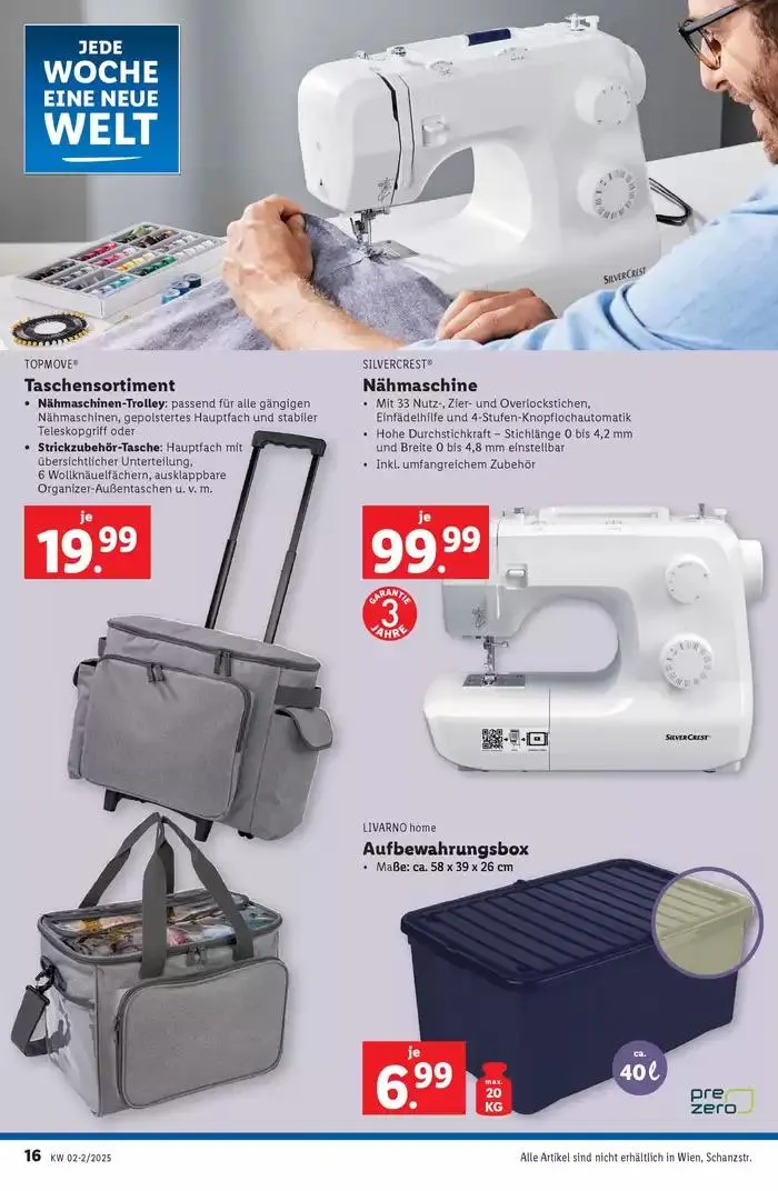 Exklusive Deals und Schnäppchen von 9. Jänner bis 15. Jänner 2025 - Flugblätt seite  16