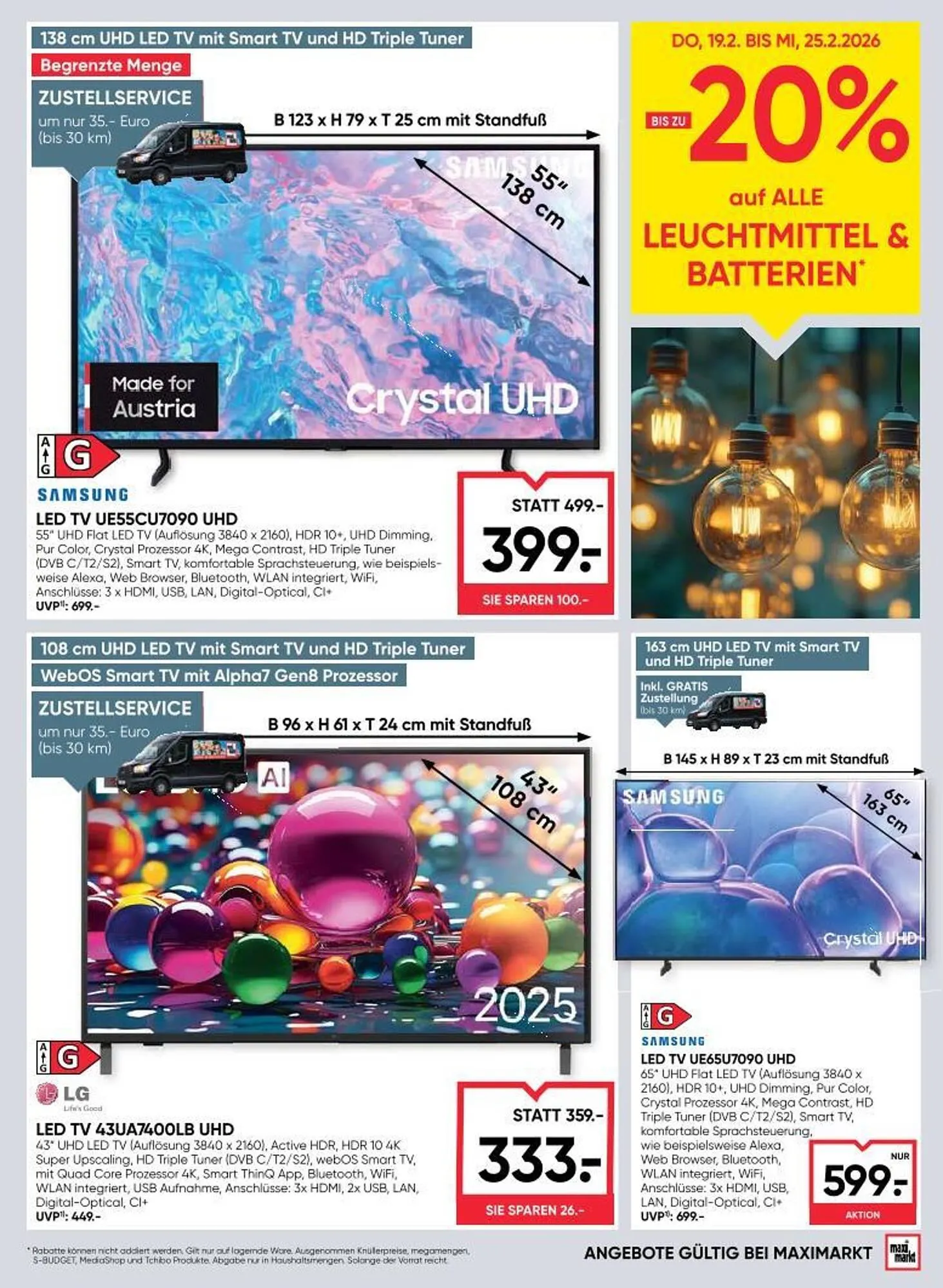 Maximarkt Flugblatt von 19. Februar bis 25. Februar 2026 - Flugblätt seite  21