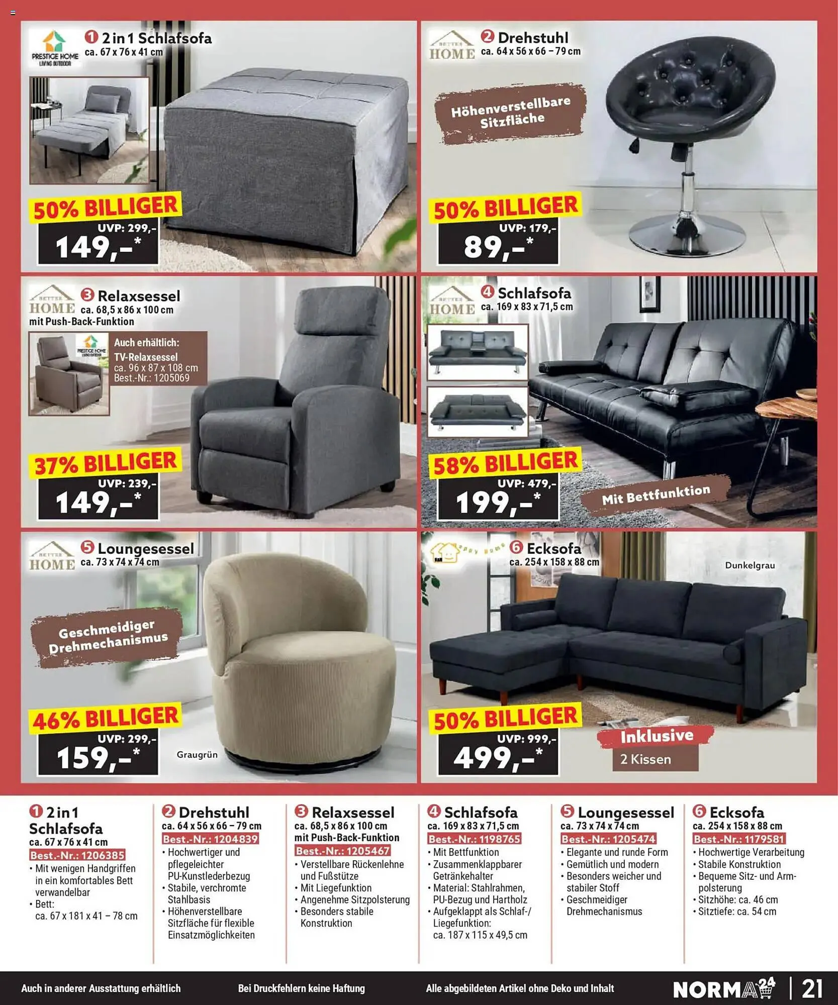 Norma Prospekt von 1. Dezember bis 31. Dezember 2025 - Flugblätt seite  21