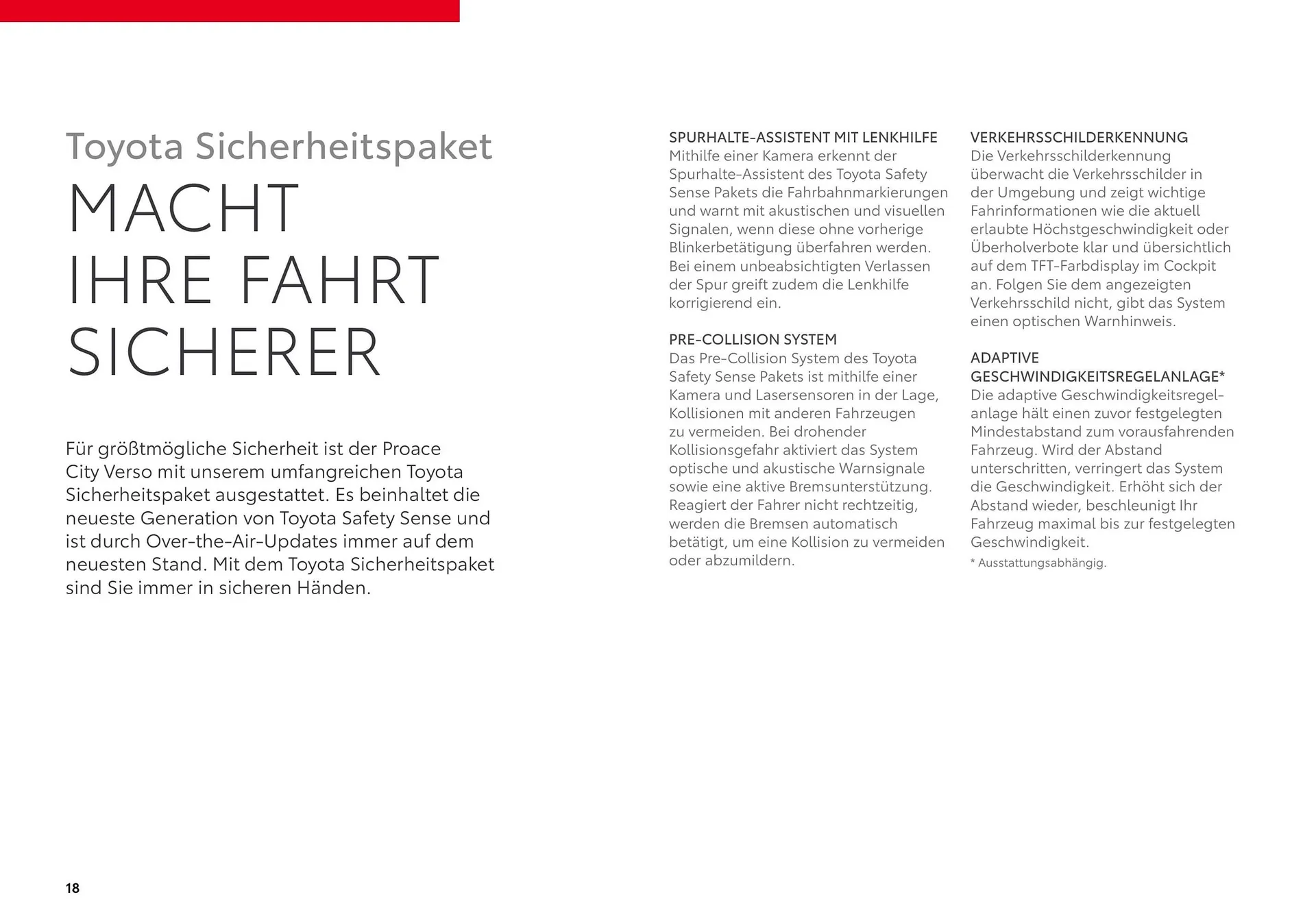 Toyota Flugblatt von 1. April bis 30. April 2026 - Flugblätt seite 18