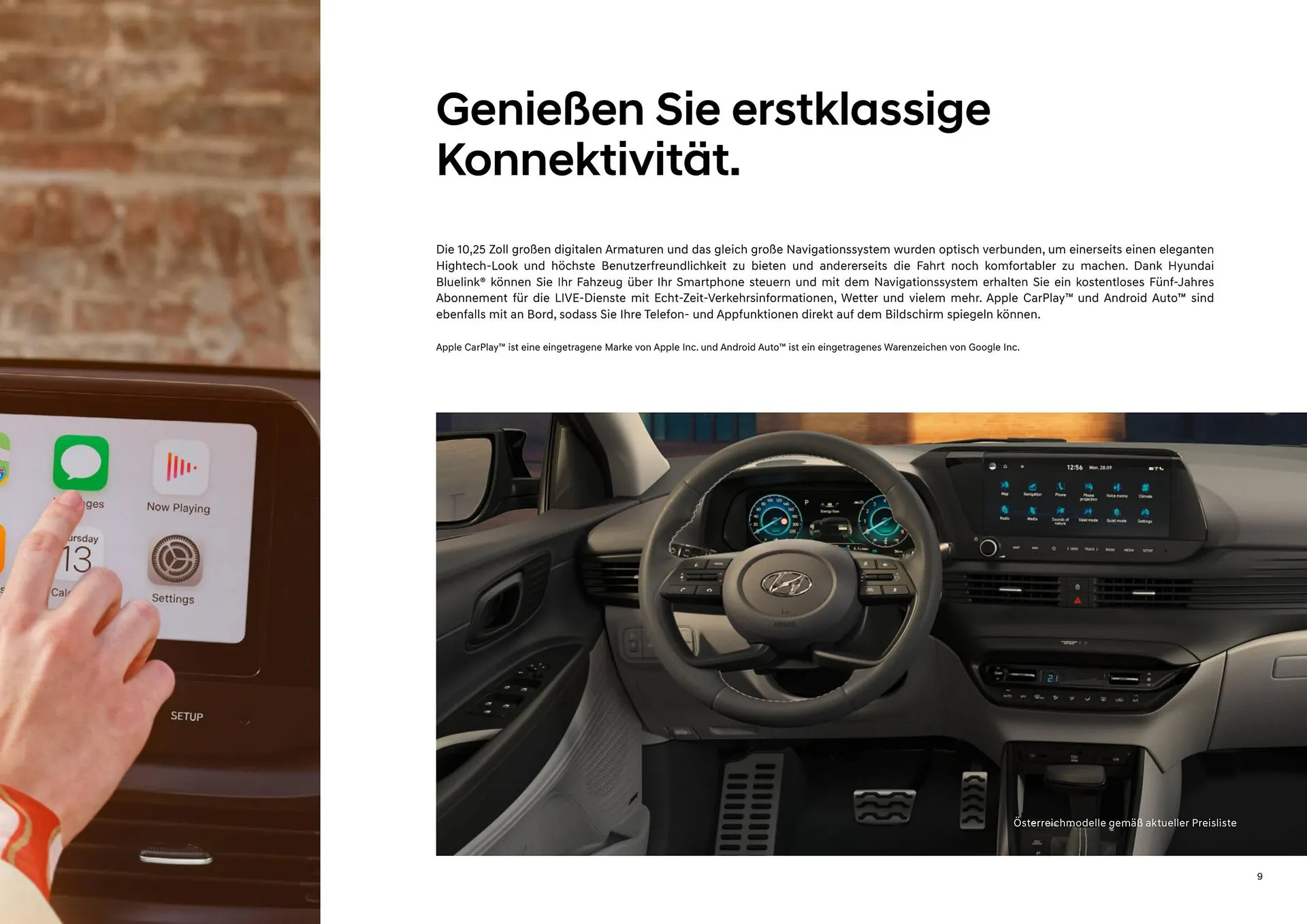 Hyundai Bayon Flugblatt von 11. Juli bis 14. Mai 2024 - Flugblätt seite  9