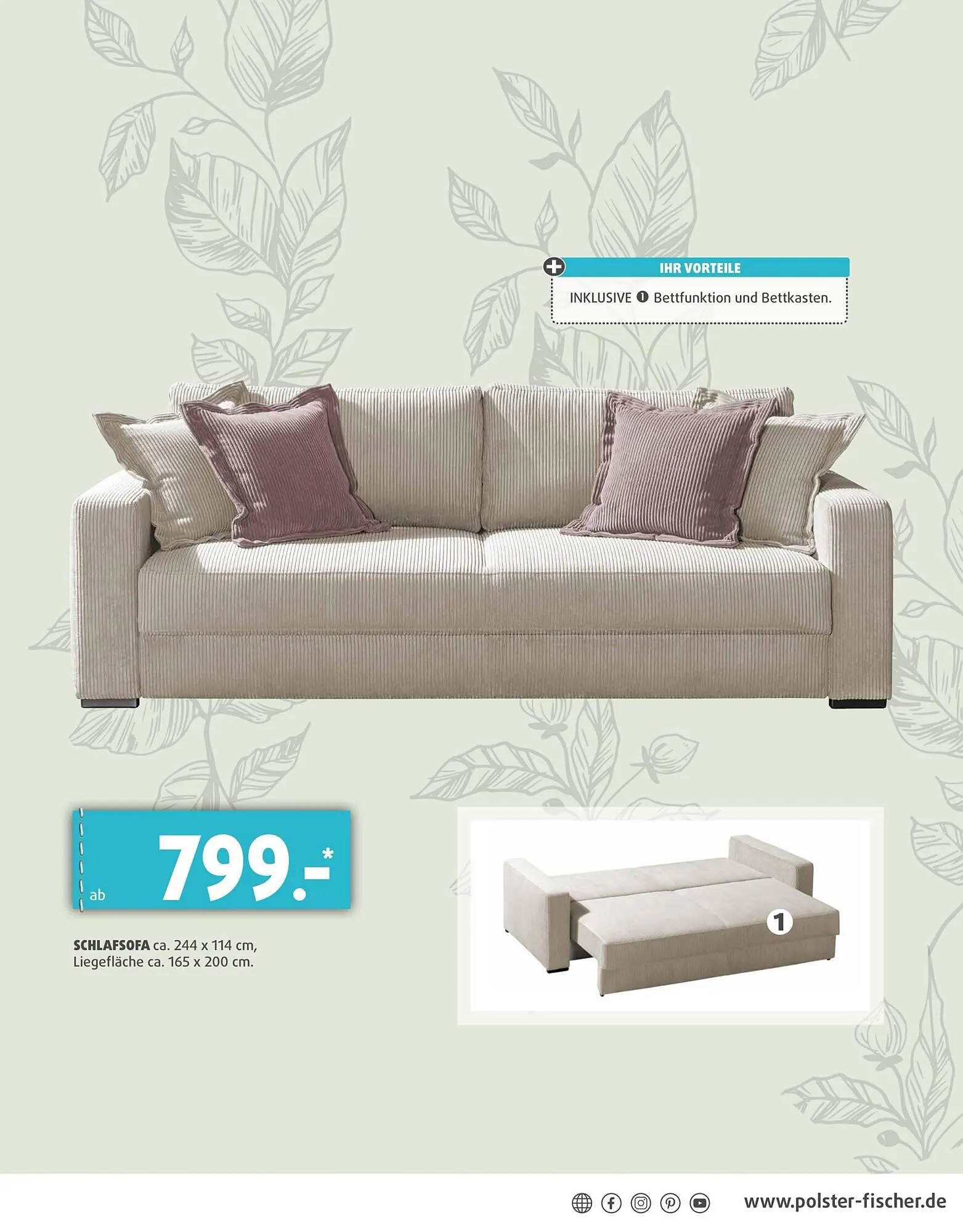 Polstermöbel Fischer Flugblatt von 15. Februar bis 17. März 2024 - Flugblätt seite  16