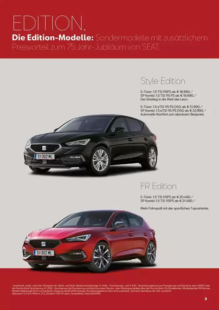 Seat Leon von 31. Jänner bis 22. Jänner 2026 - Flugblätt seite  3