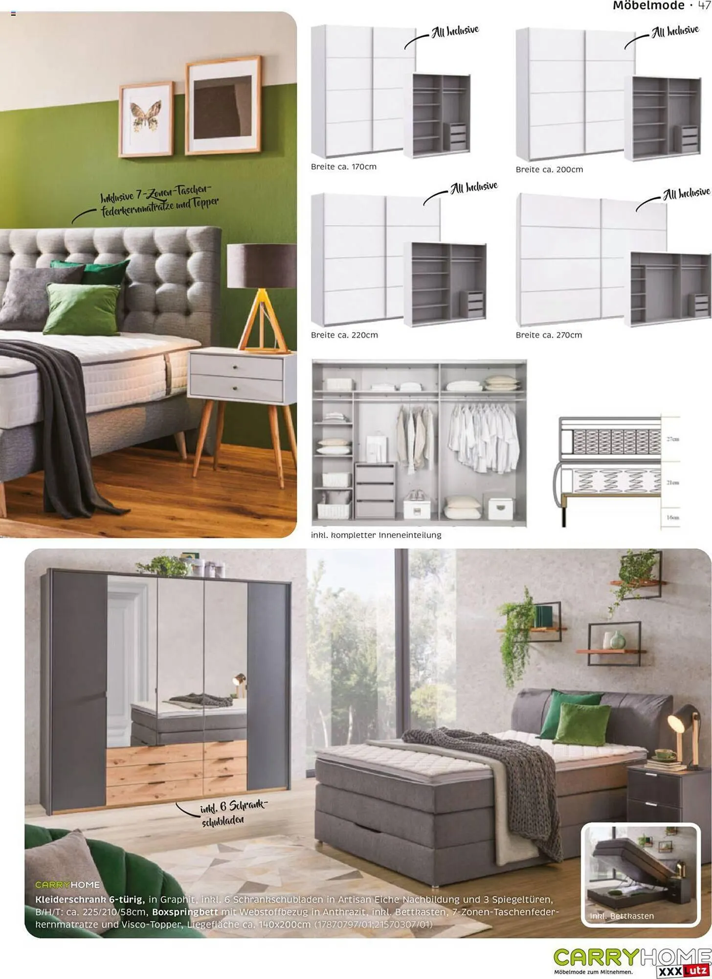 XXXLutz Flugblatt von 5. Juli bis 31. Mai 2024 - Flugblätt seite 47