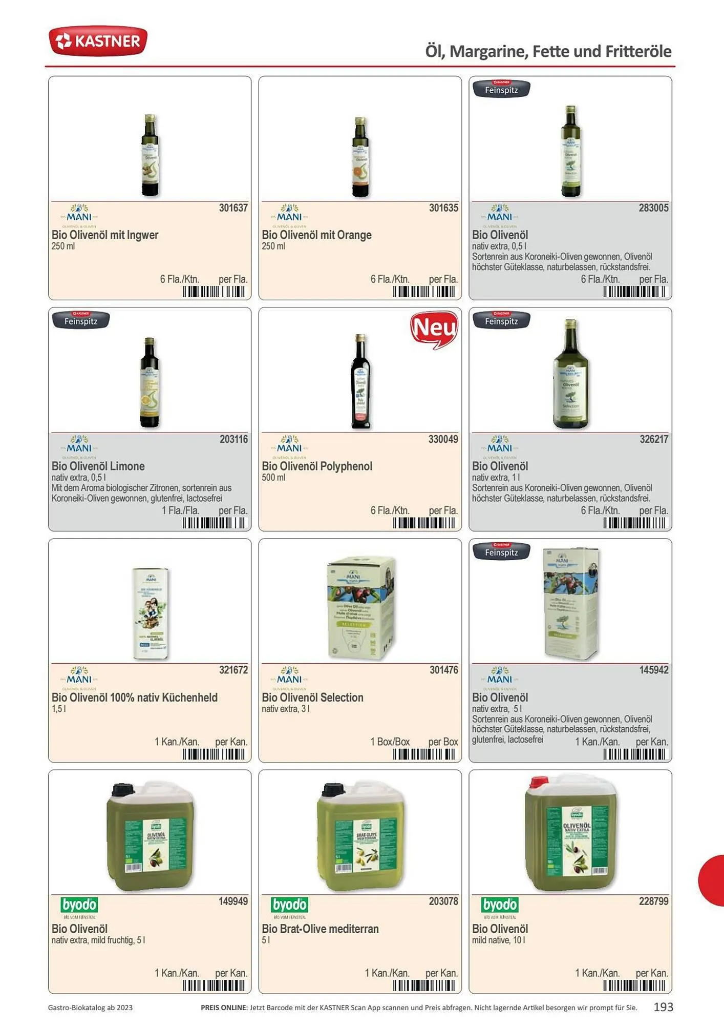 Kastner Flugblatt von 15. September bis 30. Dezember 2023 - Flugblätt seite  195