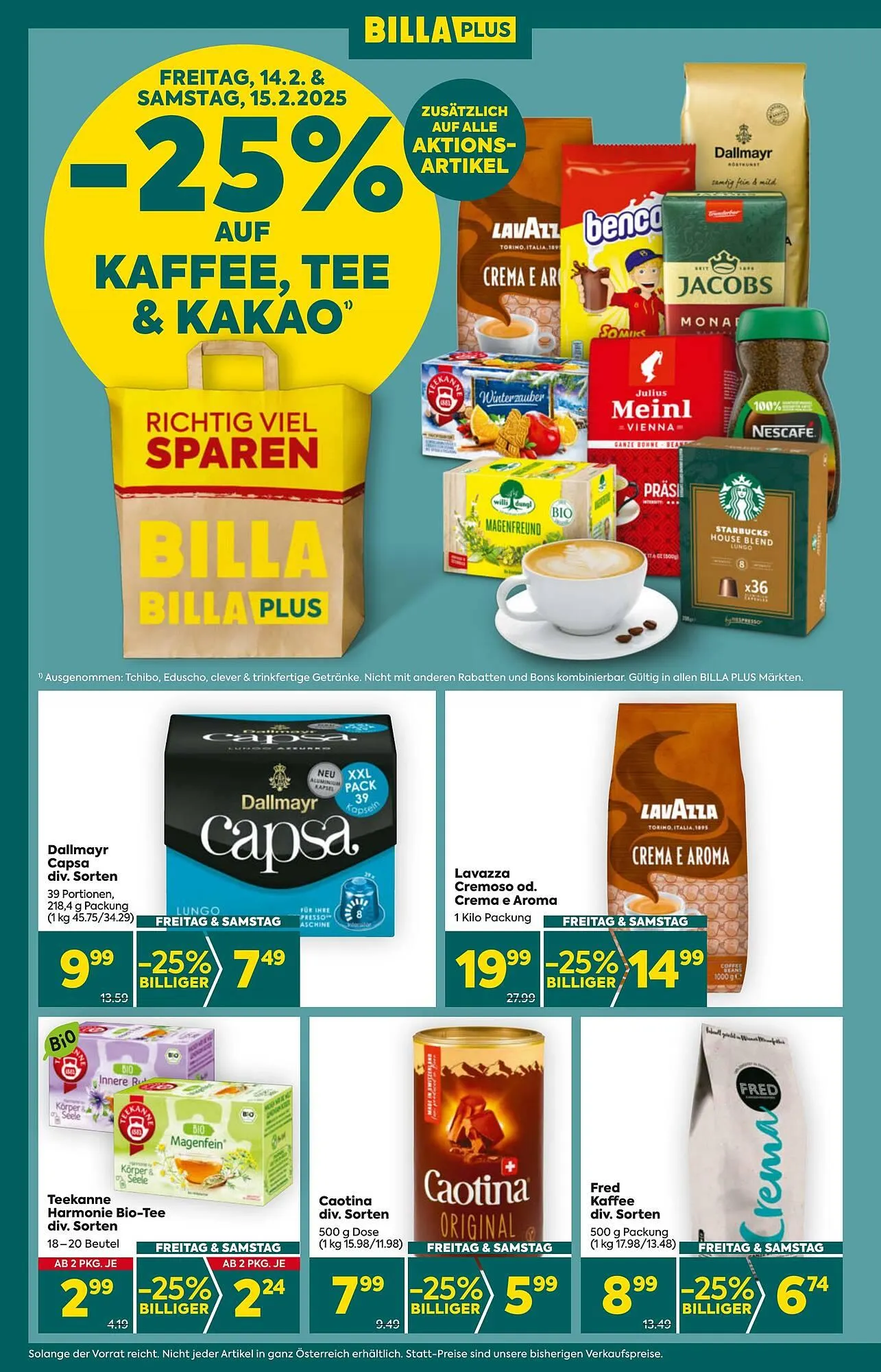 Billa Flugblatt von 13. Februar bis 19. Februar 2025 - Flugblätt seite 2