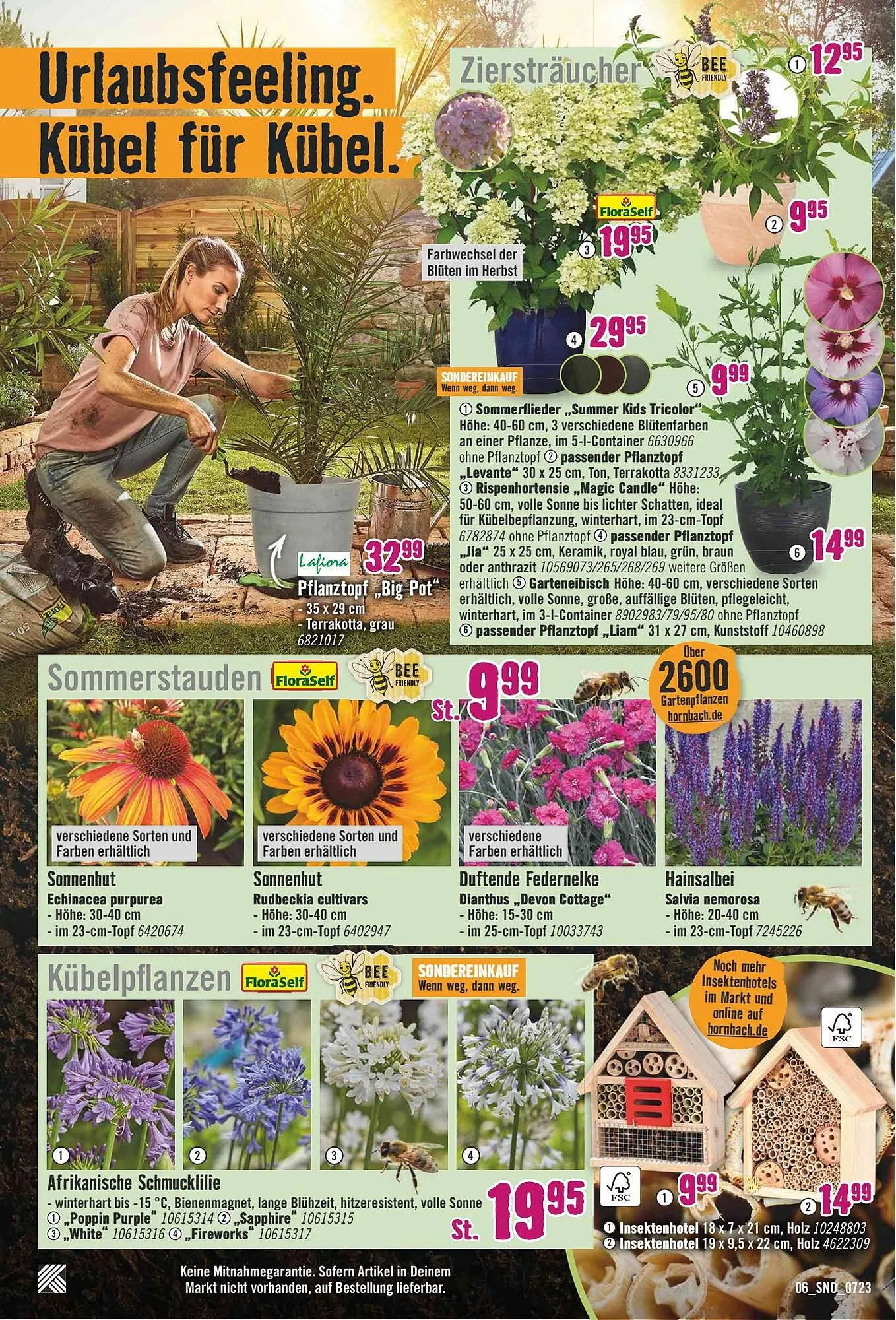 Hornbach Flugblatt von 17. Juli bis 31. Juli 2023 - Flugblätt seite  6