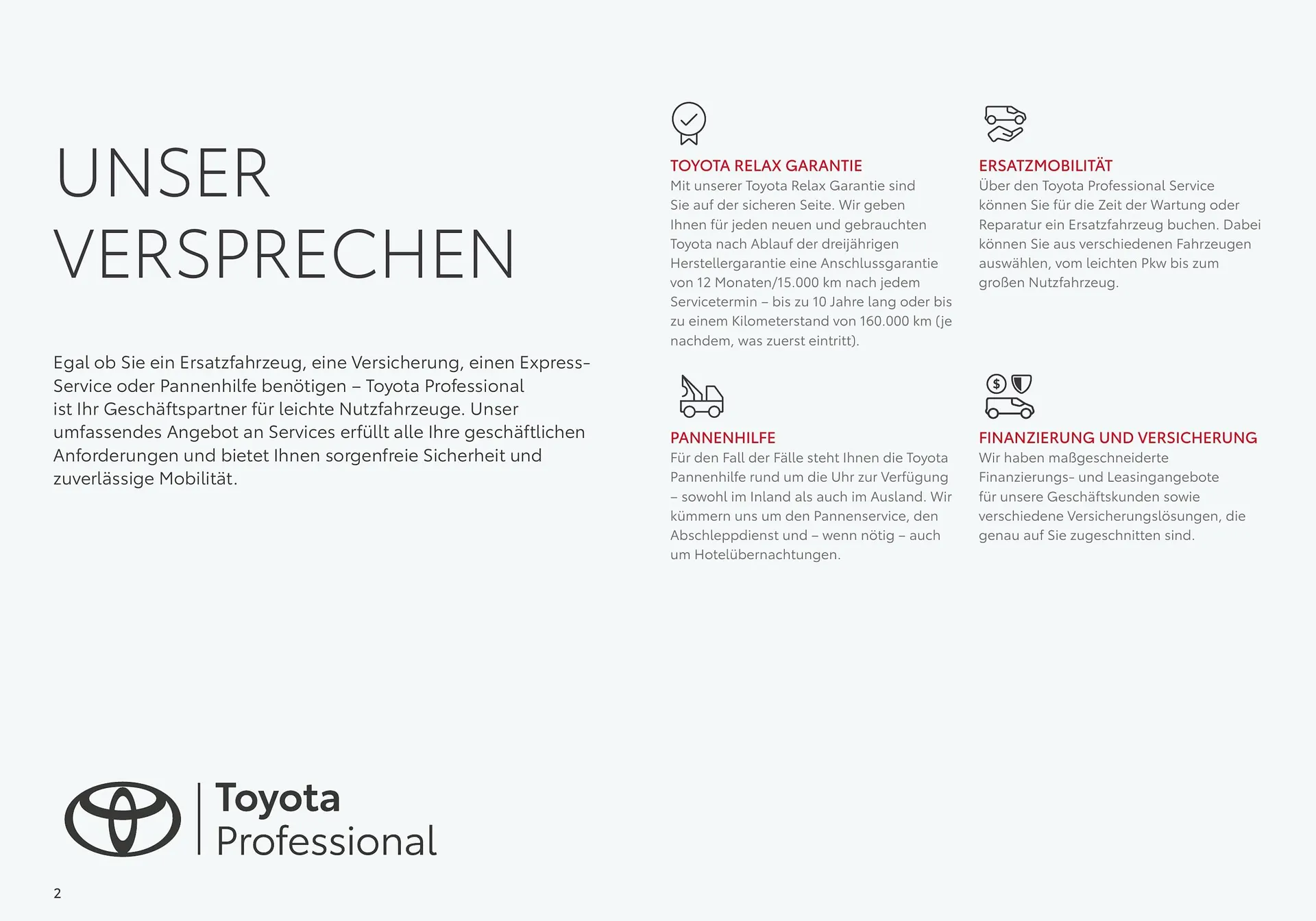 Toyota Flugblatt von 1. April bis 20. Oktober 2026 - Flugblätt seite  2