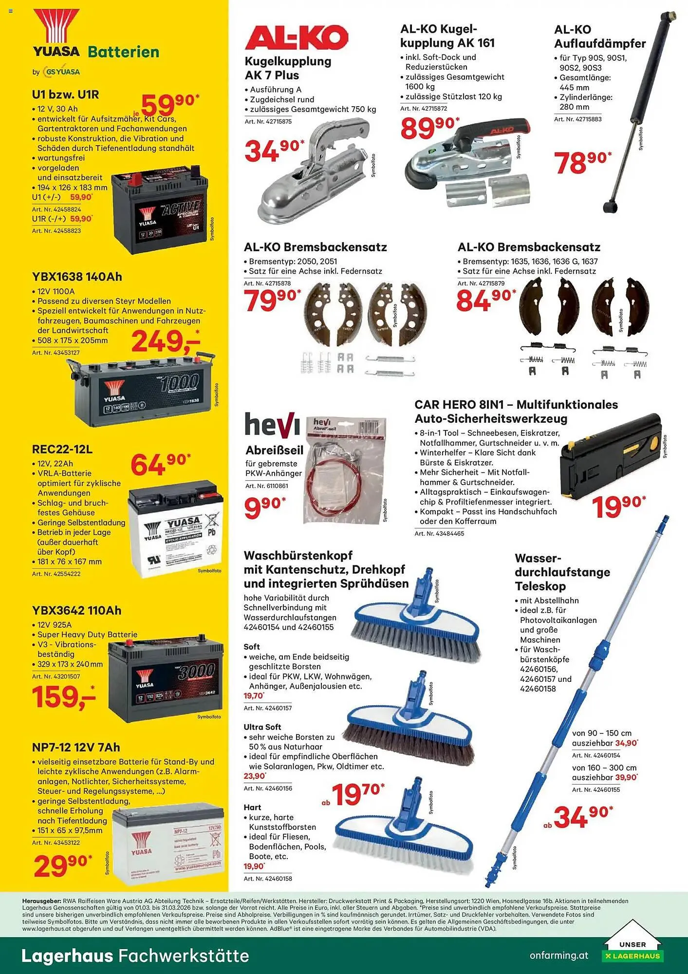 Lagerhaus Flugblatt von 2. März bis 31. März 2026 - Flugblätt seite  73
