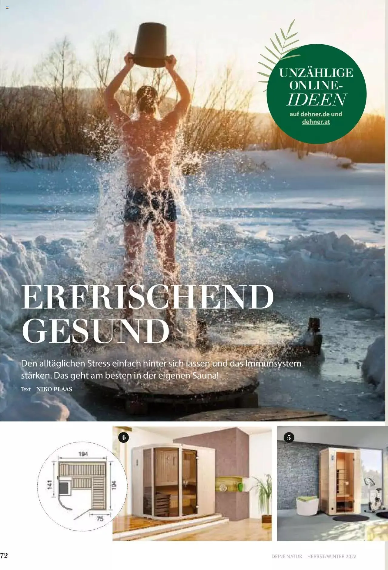 Dehner Flugblatt von 10. Oktober bis 31. Dezember 2023 - Flugblätt seite 72