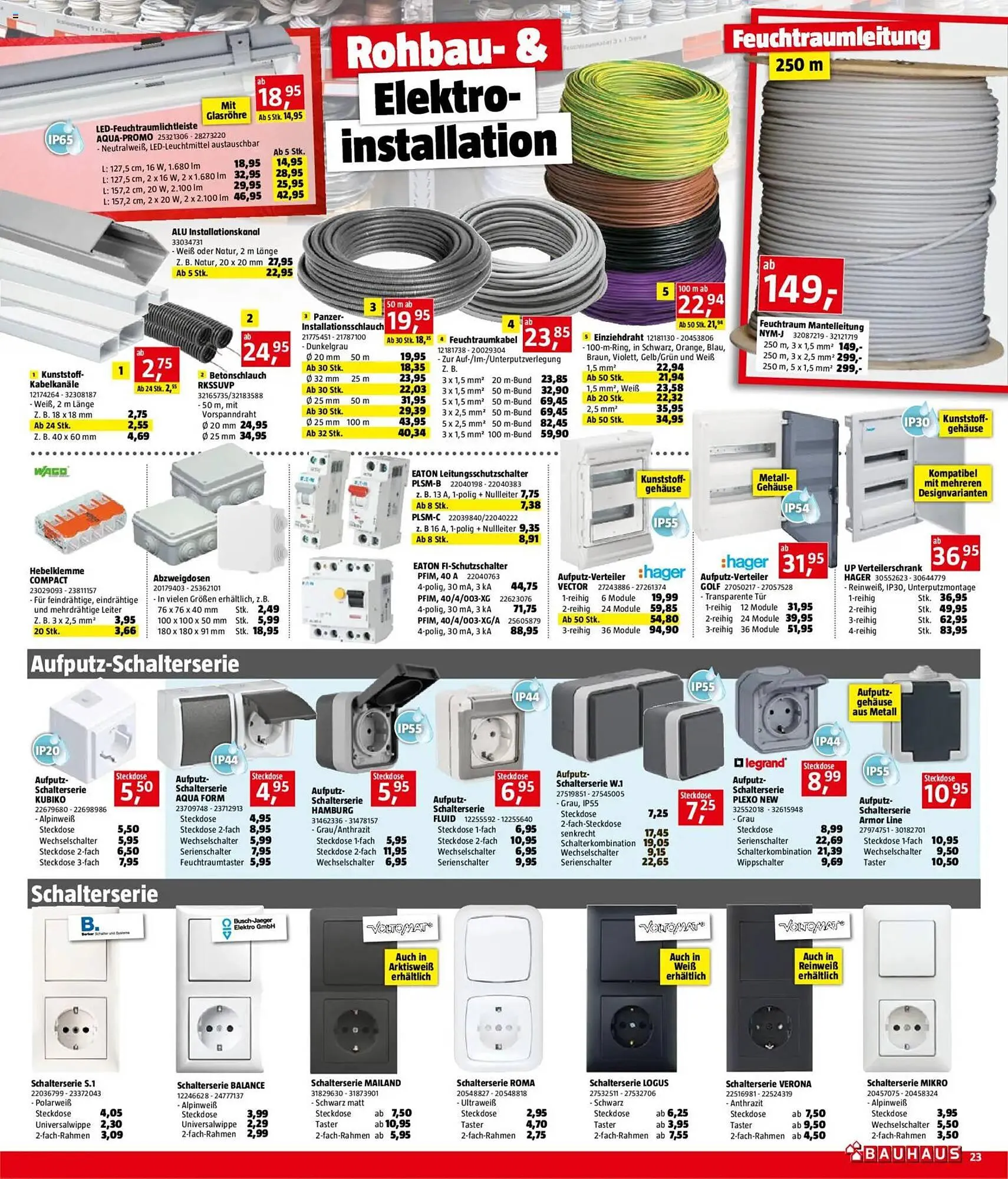 Bauhaus Flugblatt von 5. November bis 2. Dezember 2025 - Flugblätt seite 23