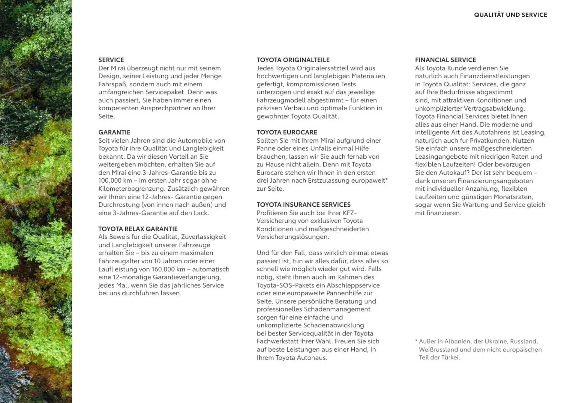 Toyota Mirai Flugblatt von 11. Juli bis 9. Jänner 2025 - Flugblätt seite 37