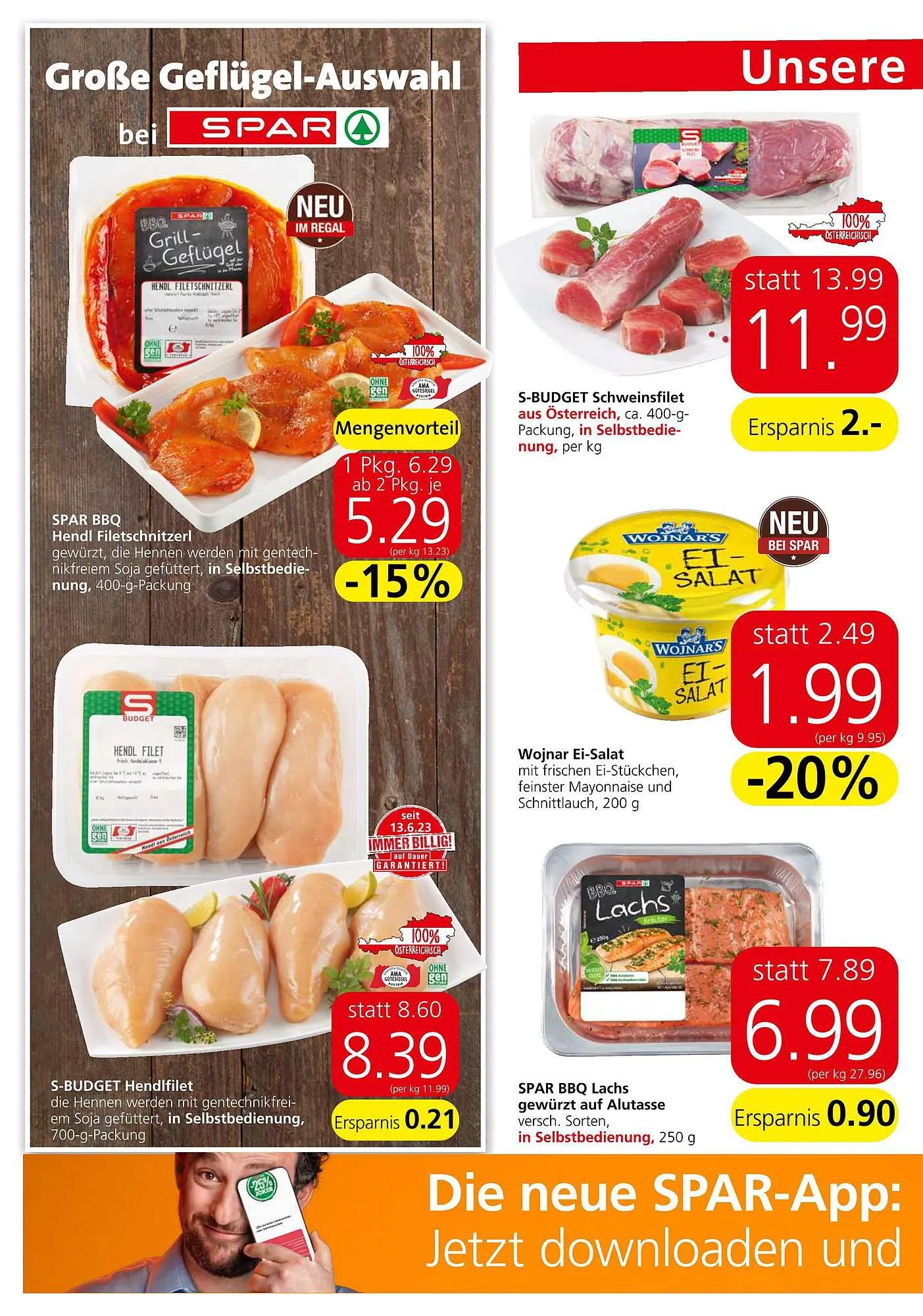 Spar Flugblatt von 24. August bis 30. August 2023 - Flugblätt seite 4