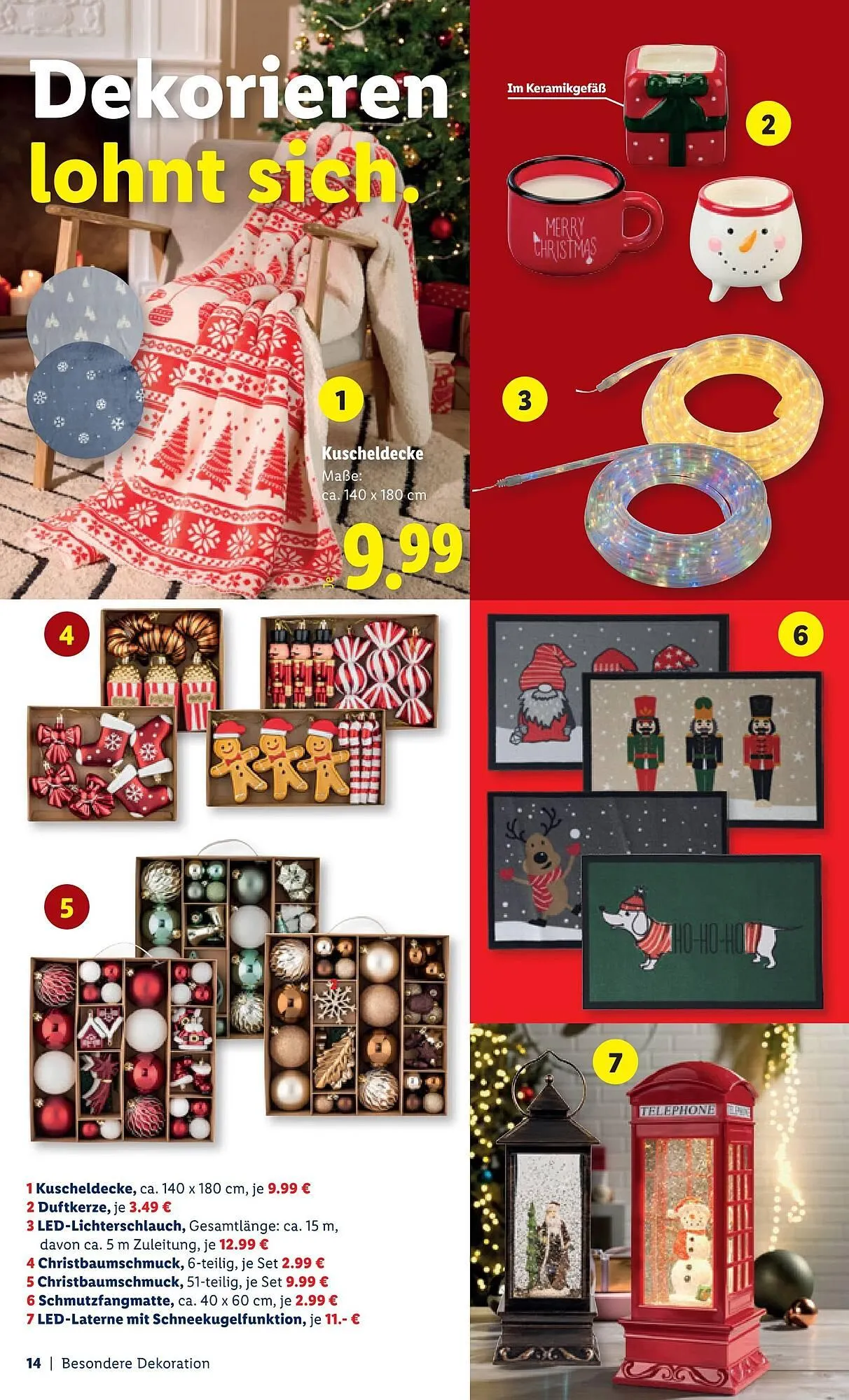 Lidl Flugblatt von 26. Oktober bis 21. Dezember 2025 - Flugblätt seite  14