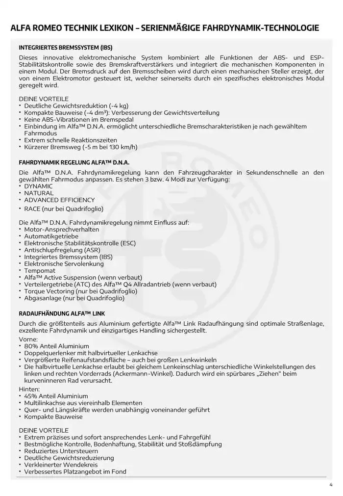 Alfa Romeo Giulia von 20. Februar bis 20. Februar 2026 - Flugblätt seite 4