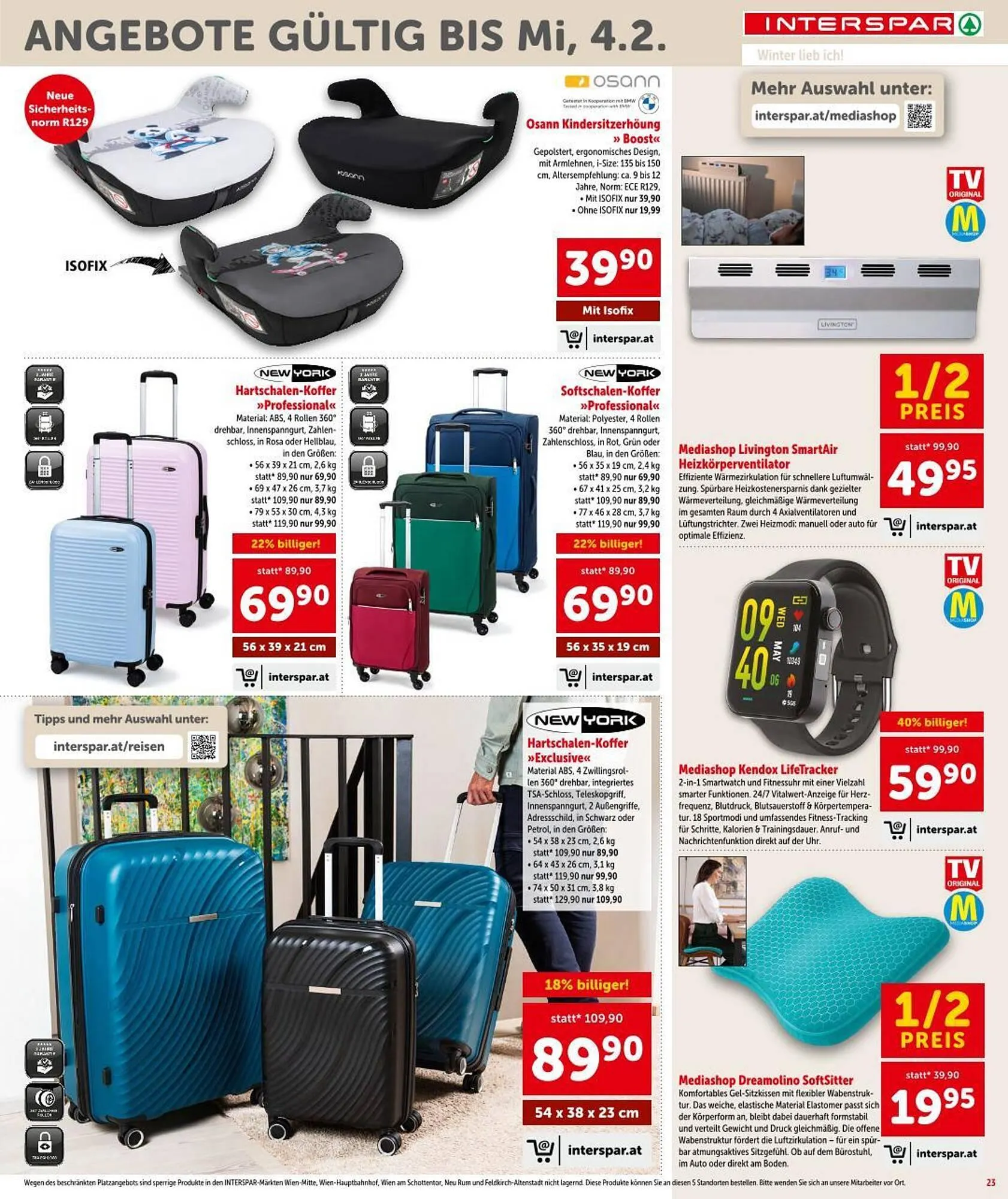 Interspar Flugblatt von 15. Jänner bis 28. Jänner 2026 - Flugblätt seite  23