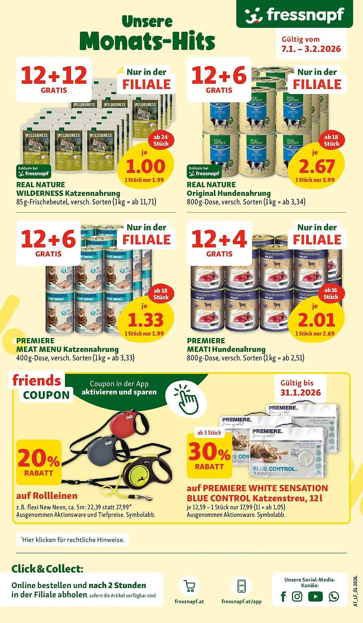 Fressnapf Flugblatt von 7. Jänner bis 10. Jänner 2026 - Flugblätt seite 8