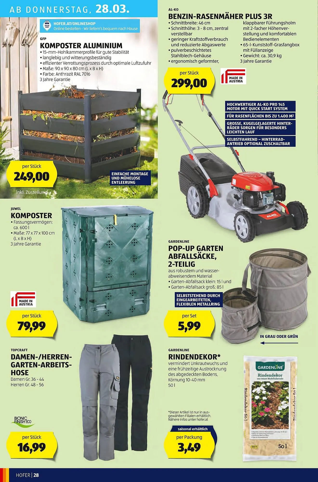 Hofer Flugblatt von 22. März bis 28. März 2024 - Flugblätt seite 30