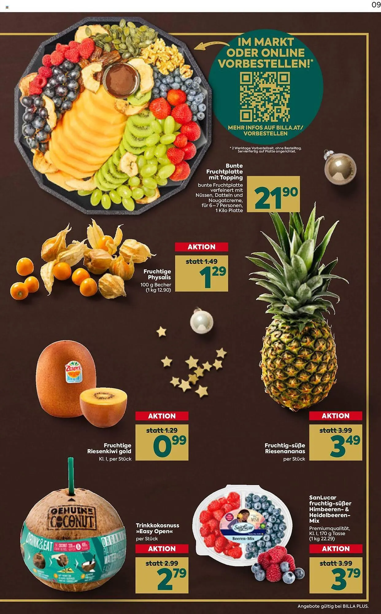 Billa Flugblatt von 30. November bis 23. Dezember 2023 - Flugblätt seite 9