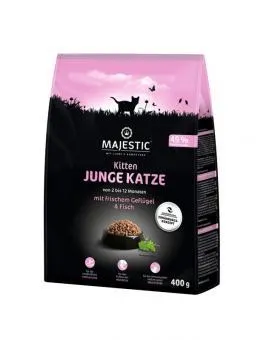 MAJESTIC Kitten mit Geflügel, Fisch 400 g
