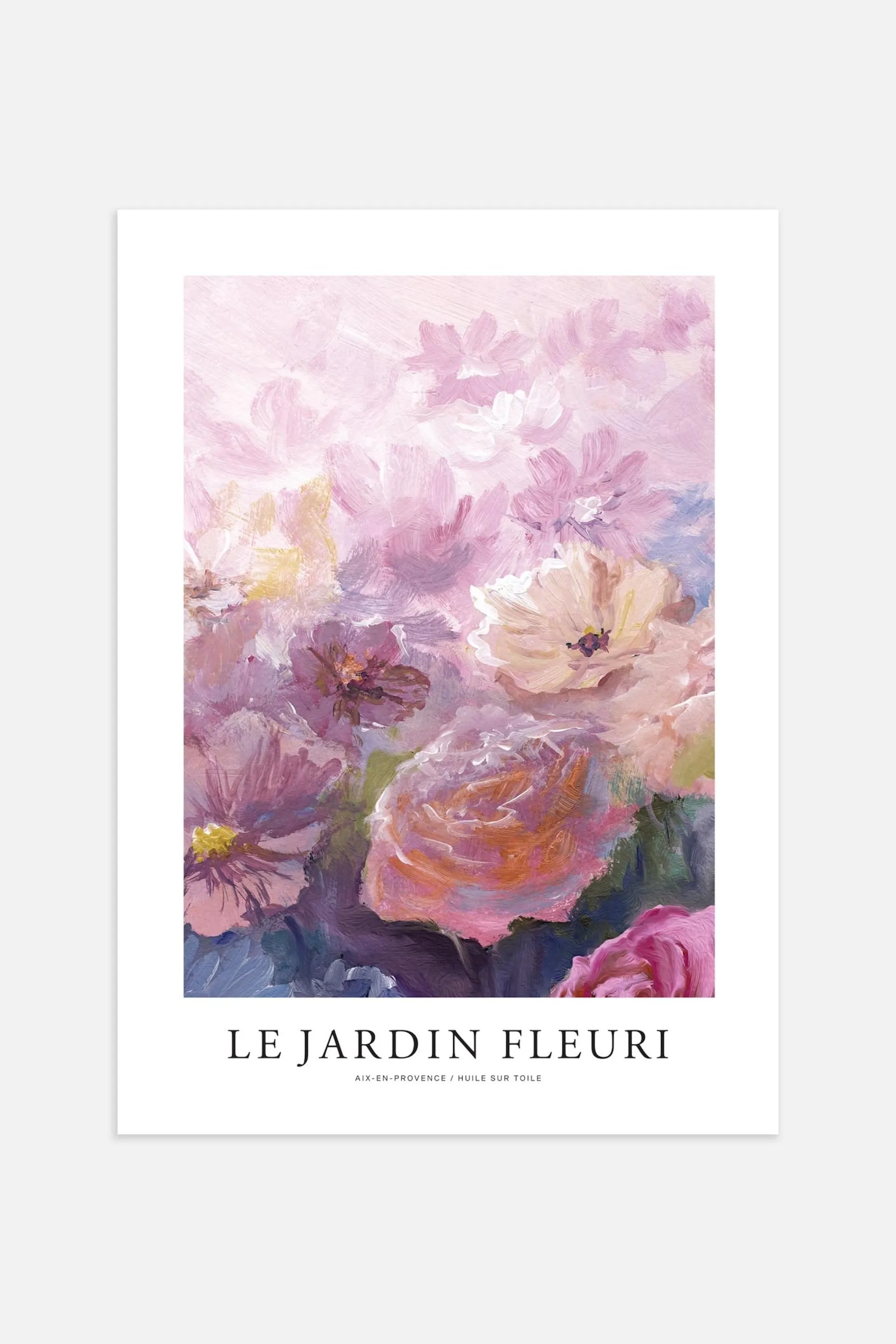 Le Jardin Fleuri Poster