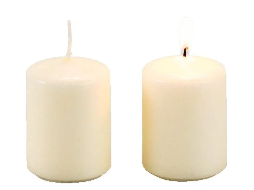 Stumpenkerzen "Basic" - D5,5xH8 cm