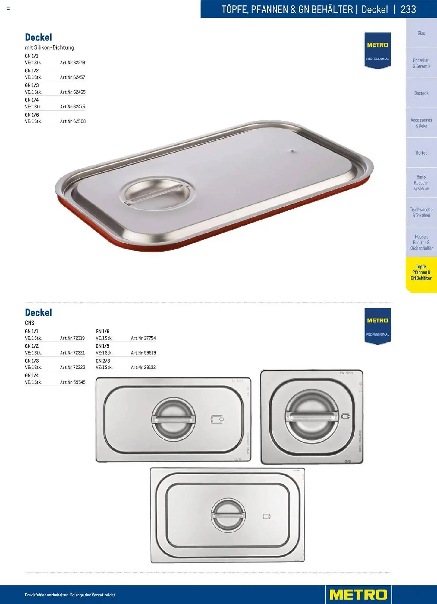 Metro Flugblatt von 2. Dezember bis 31. Dezember 2025 - Flugblätt seite 233