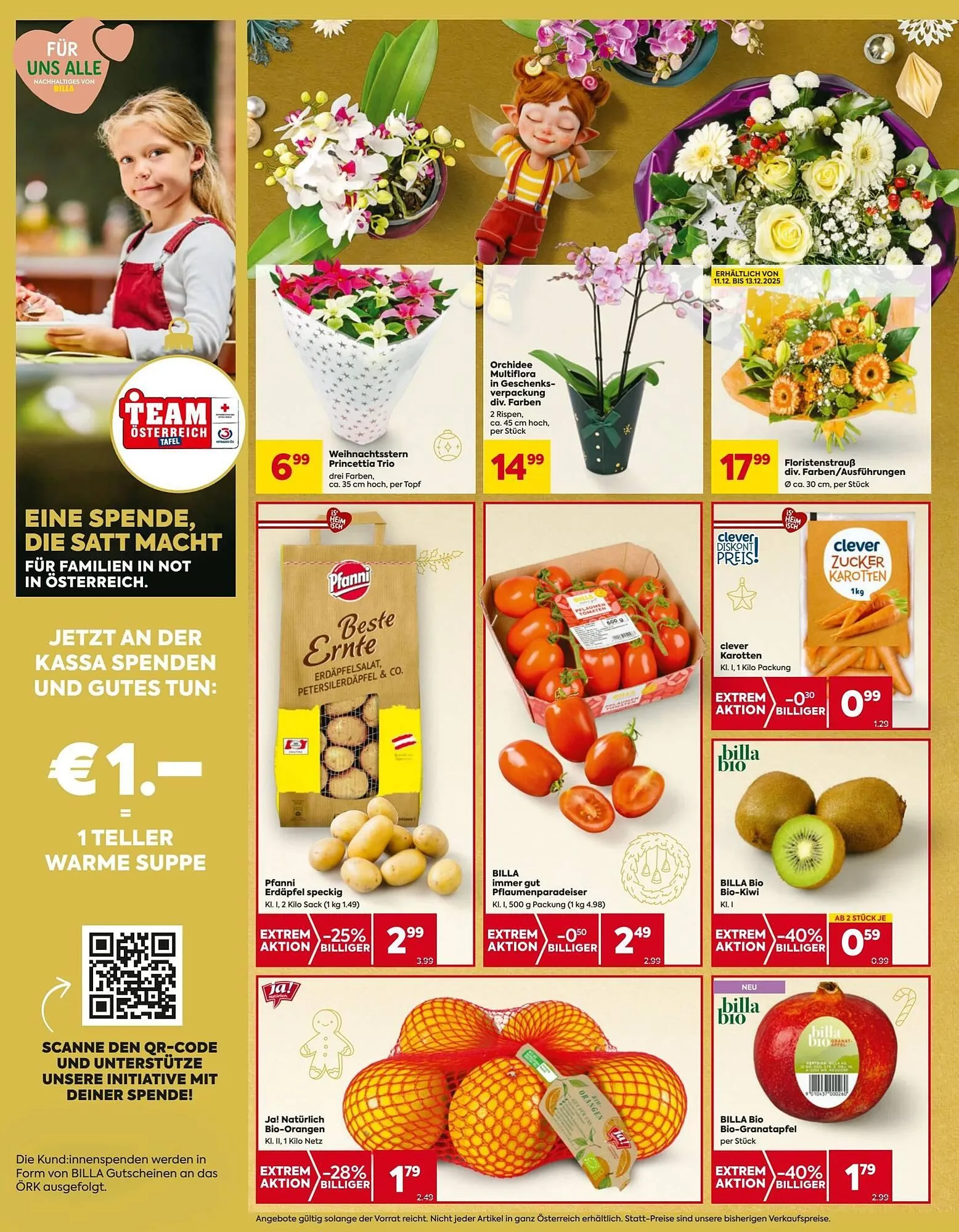 Billa Flugblatt von 11. Dezember bis 17. Dezember 2025 - Flugblätt seite  6