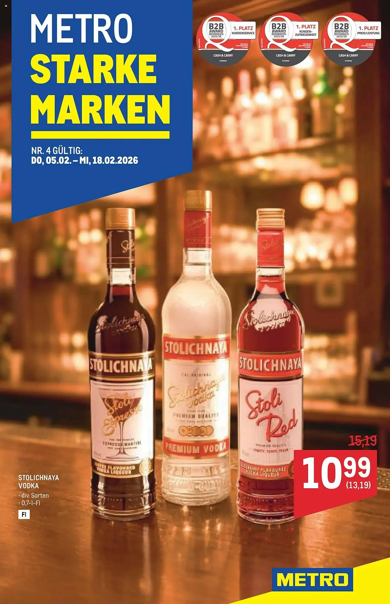 Metro Flugblatt von 5. Februar bis 18. Februar 2026 - Flugblätt seite  1