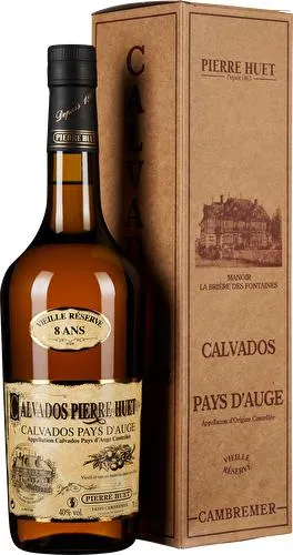 Calvados Pays d’Auge 8 Ans Vieille Réserve 0,7 Liter im Geschenkkarton