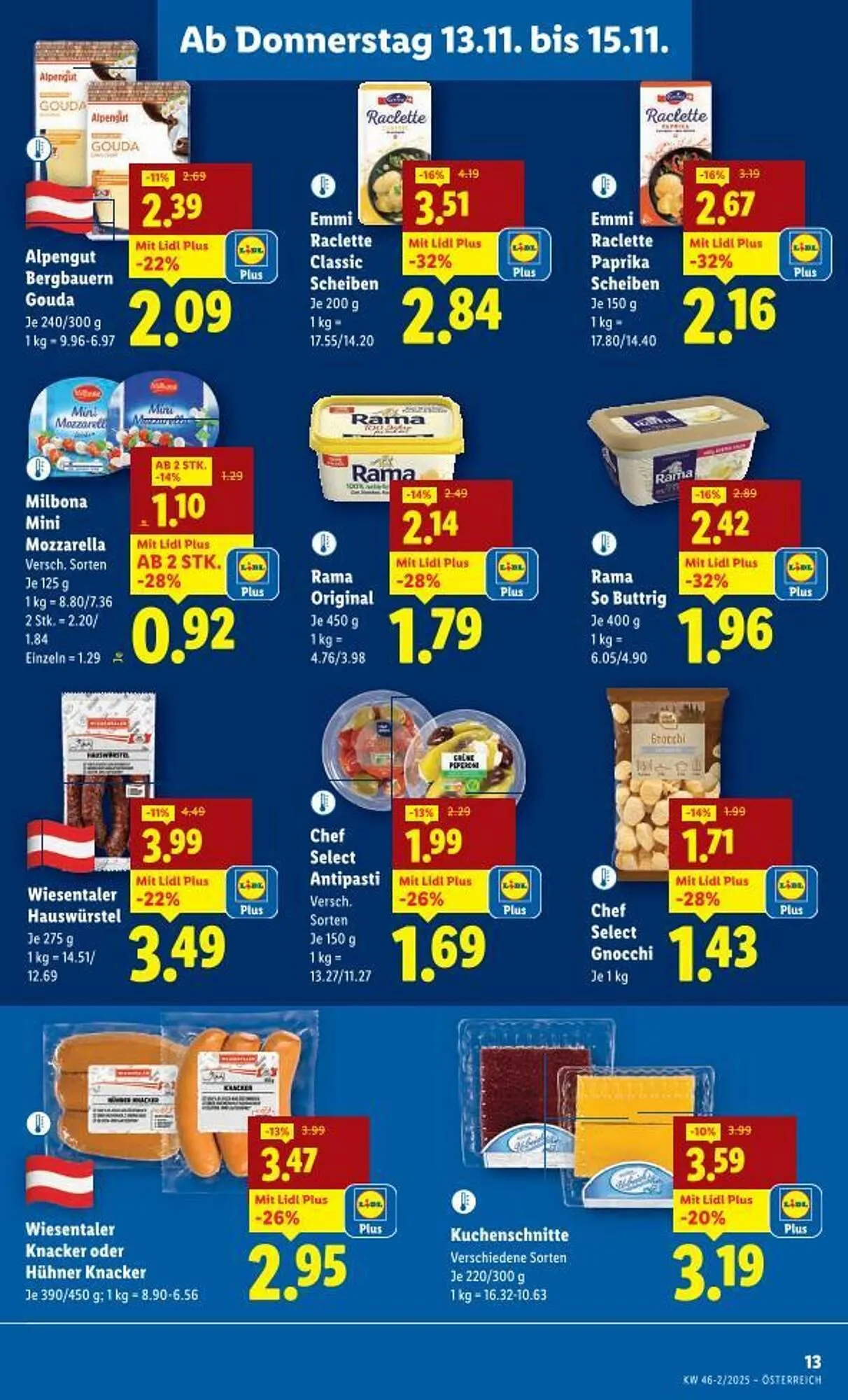 Lidl Flugblatt von 13. November bis 19. November 2025 - Flugblätt seite 16