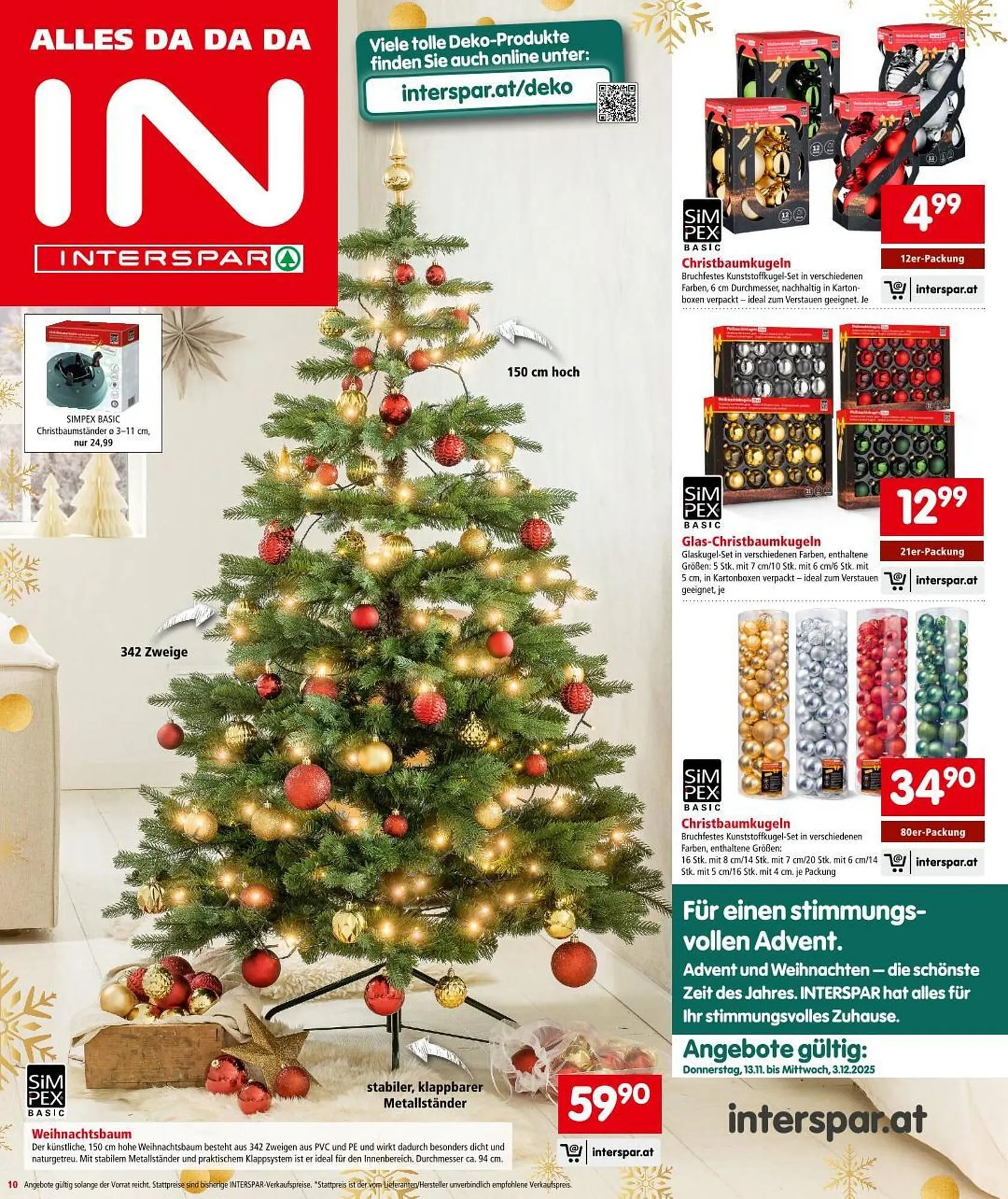 Interspar Flugblatt von 13. November bis 19. November 2025 - Flugblätt seite 10