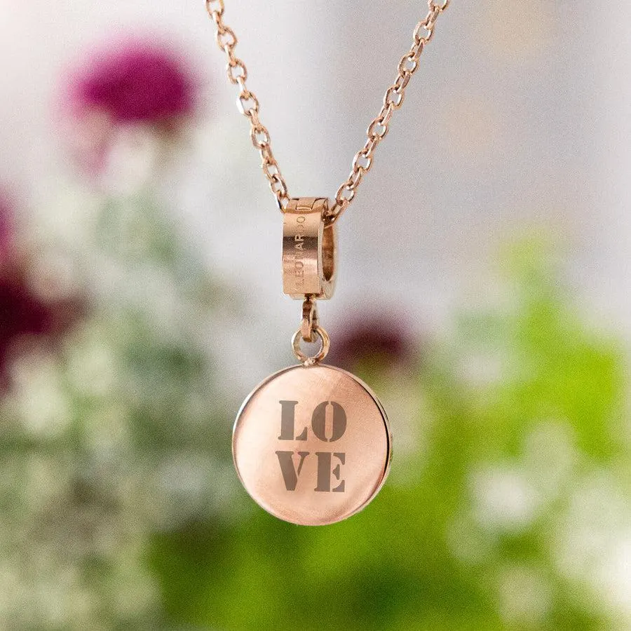 Anhänger Mari rosé gold mit persönlicher Gravur