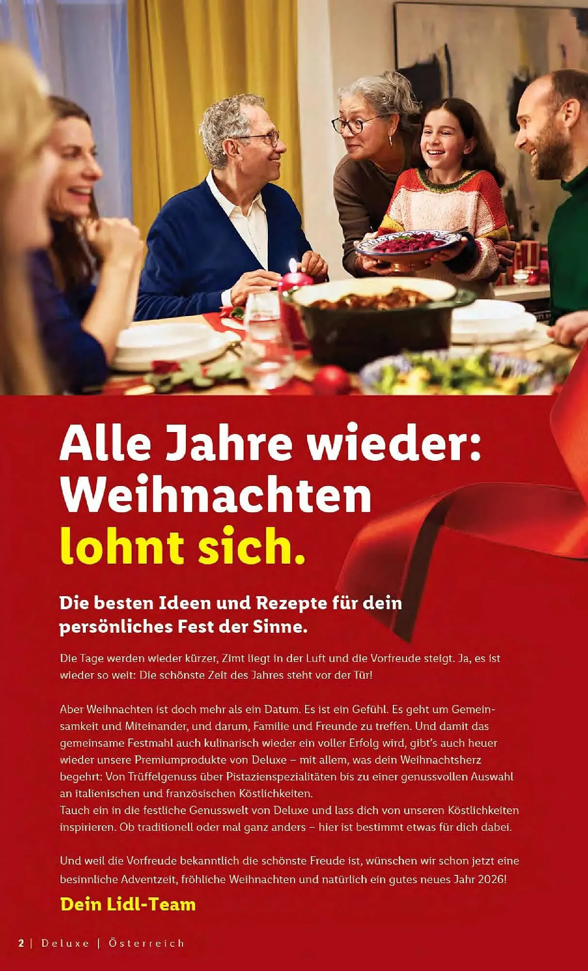 Lidl Flugblatt von 1. November bis 25. Dezember 2025 - Flugblätt seite 2