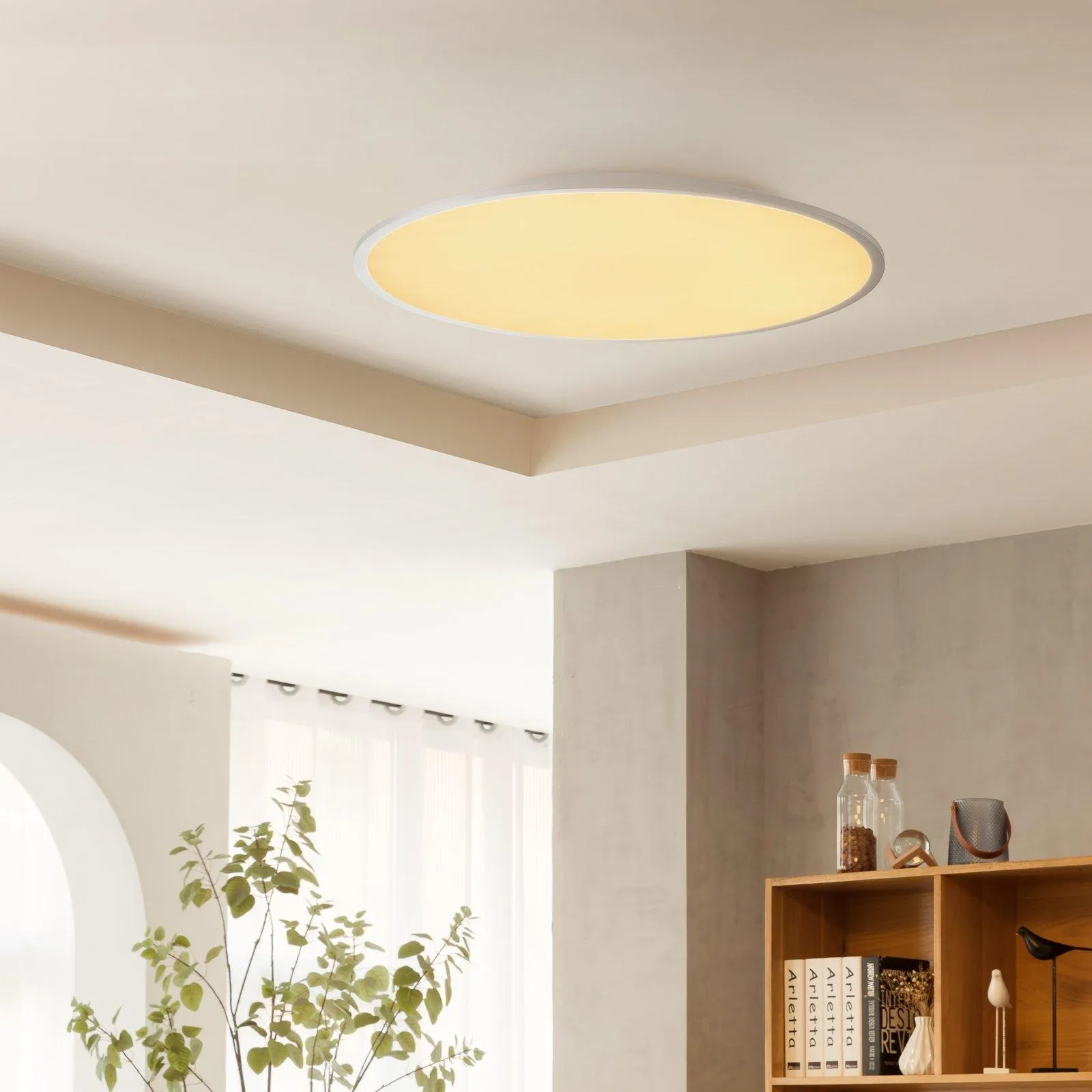 Lindby Narima LED-Deckenlampe, CCT, Ø 80 cm
