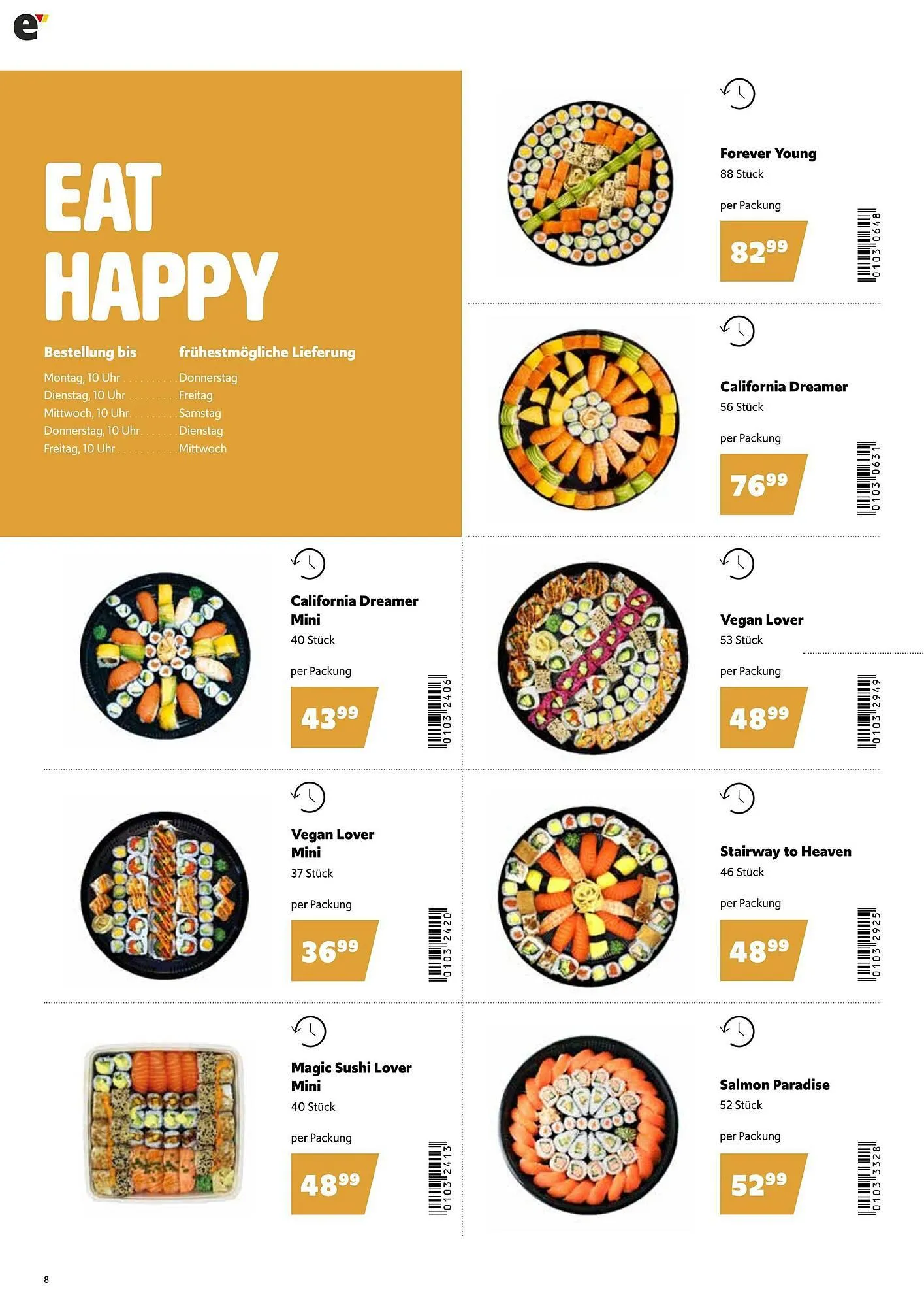 Eurogast Grissemann Flugblatt von 1. Dezember bis 31. Dezember 2025 - Flugblätt seite  8