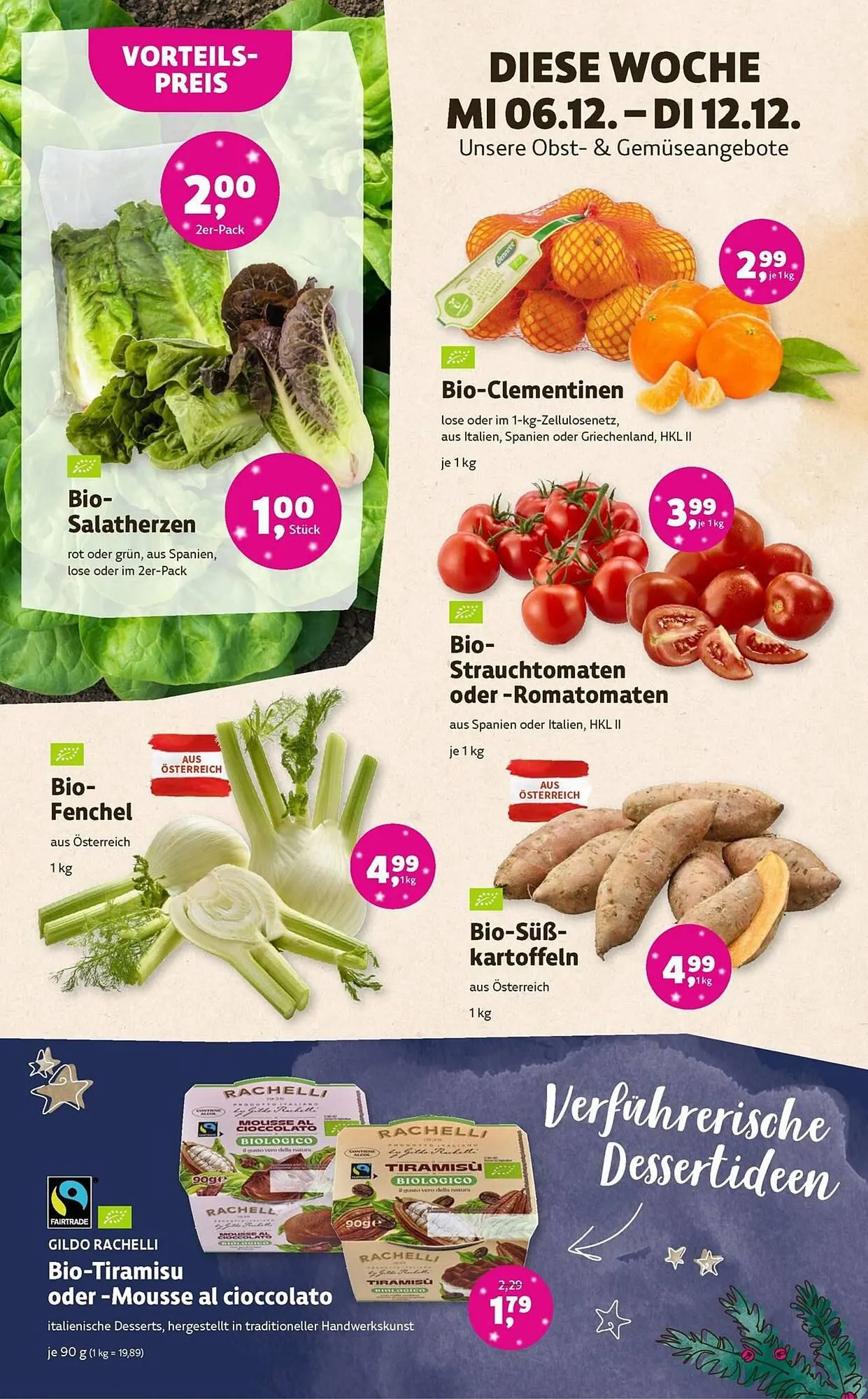 Denn's Biomarkt Flugblatt von 6. Dezember bis 16. Dezember 2023 - Flugblätt seite 2