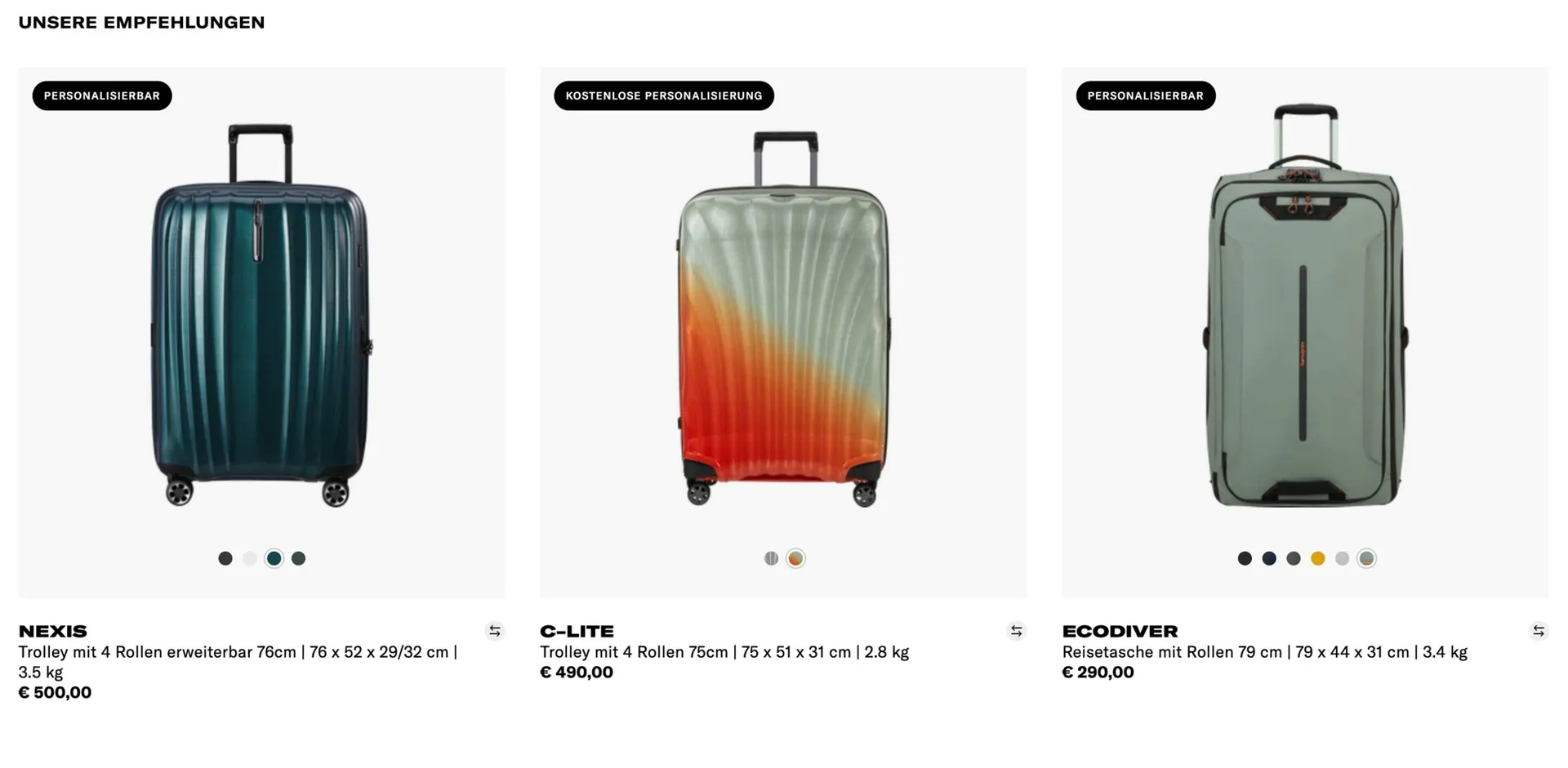 Samsonite Flugblatt von 24. März bis 6. April 2026 - Flugblätt seite  1