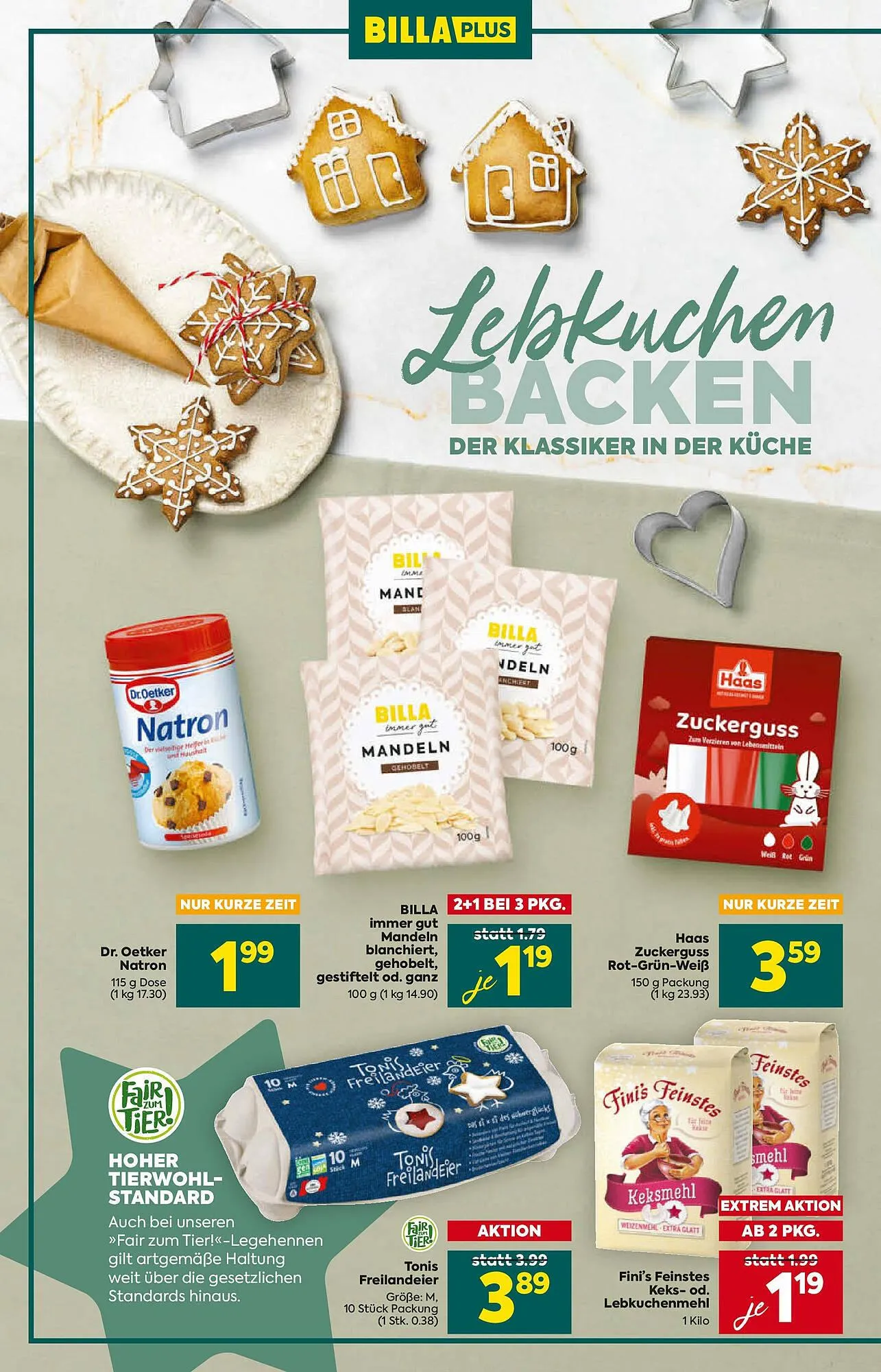 Billa Flugblatt von 23. Oktober bis 10. Dezember 2025 - Flugblätt seite  2