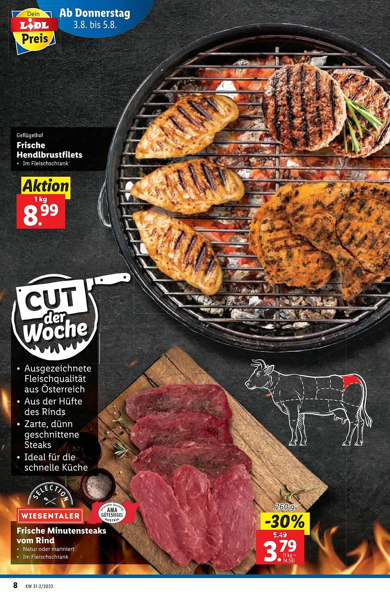 Lidl Flugblatt von 2. August bis 9. August 2023 - Flugblätt seite 8