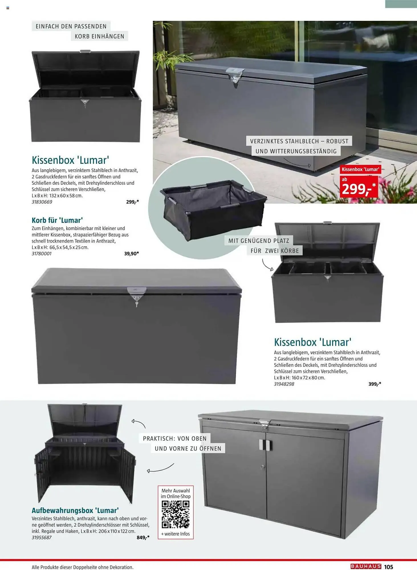 Bauhaus Flugblatt von 4. März bis 4. Jänner 2026 - Flugblätt seite  105
