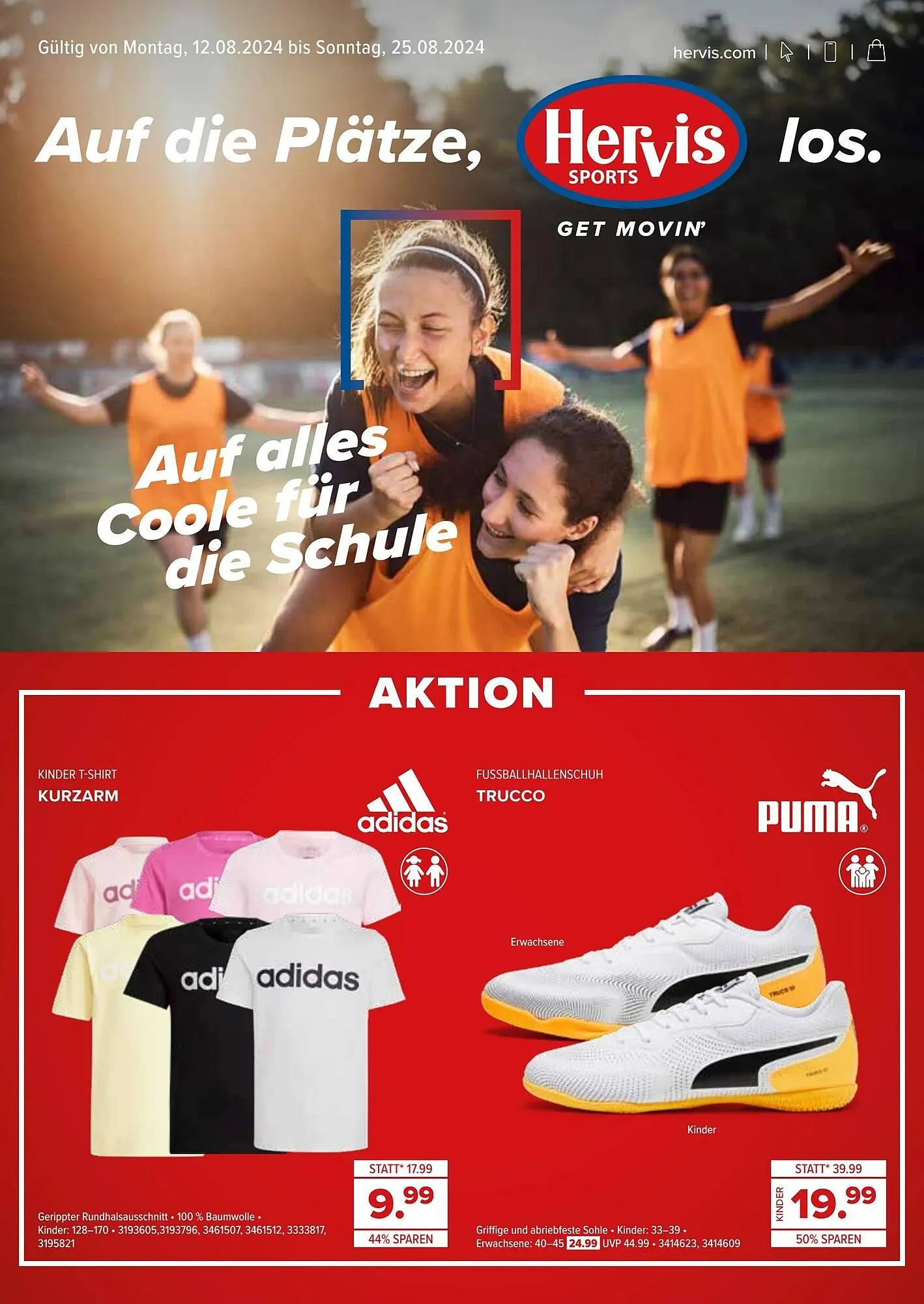 Hervis Flugblatt - 1