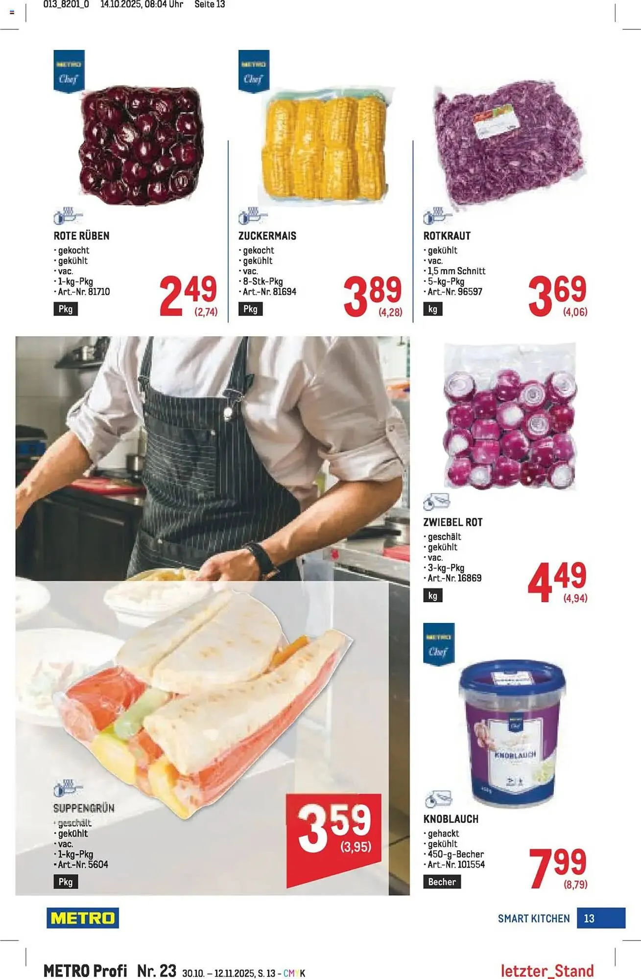 Metro Flugblatt von 30. Oktober bis 12. November 2025 - Flugblätt seite  13