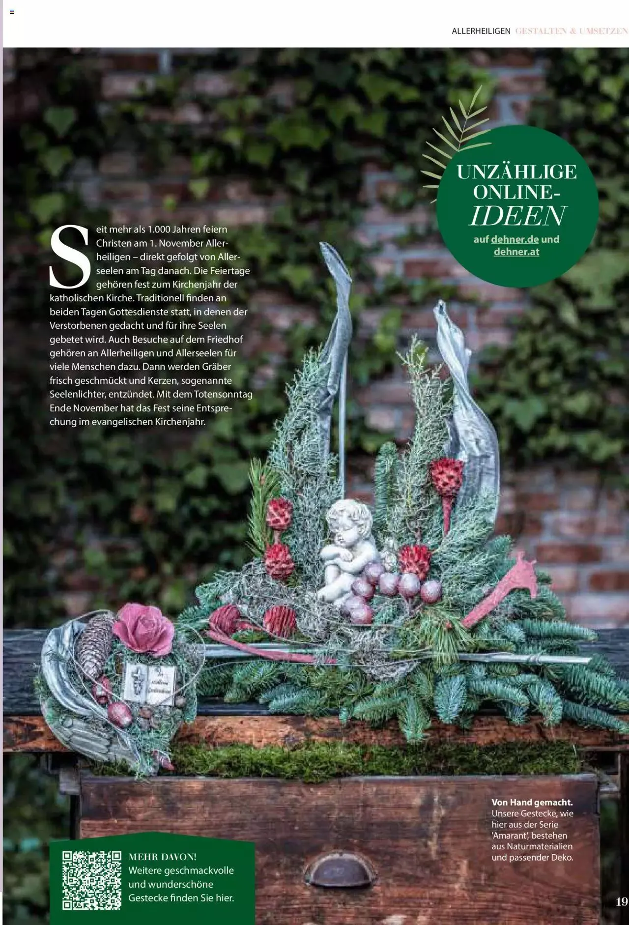 Dehner Flugblatt von 10. Oktober bis 31. Dezember 2023 - Flugblätt seite 19